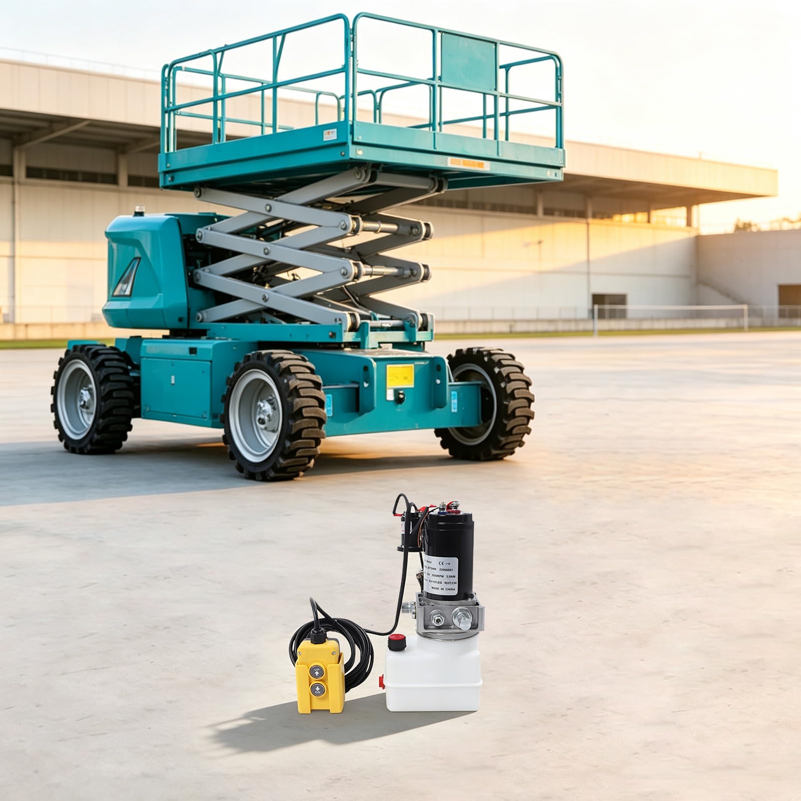 Elektryczna pompa hydrauliczna, grupa hydrauliczna 800W z wtyczką