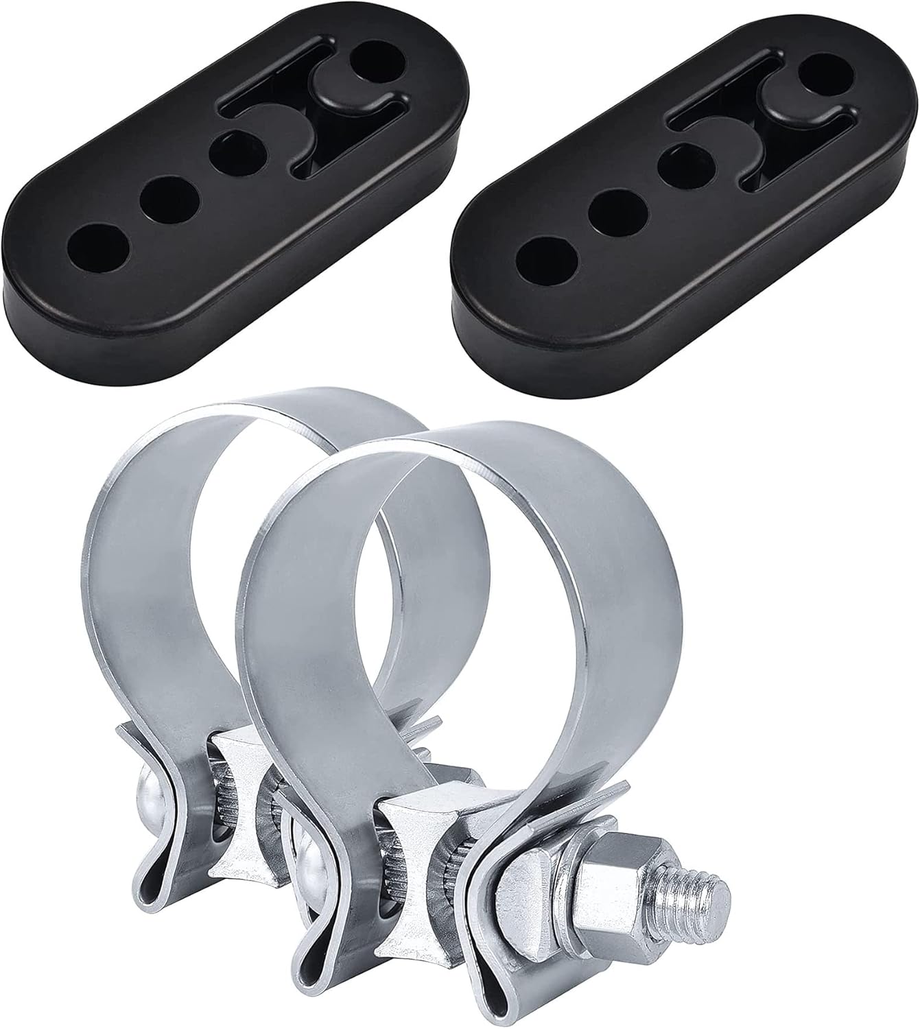 EVIL ENERGY 2.5" Exhaust Narrow Band Muffler Clamp 2PCS