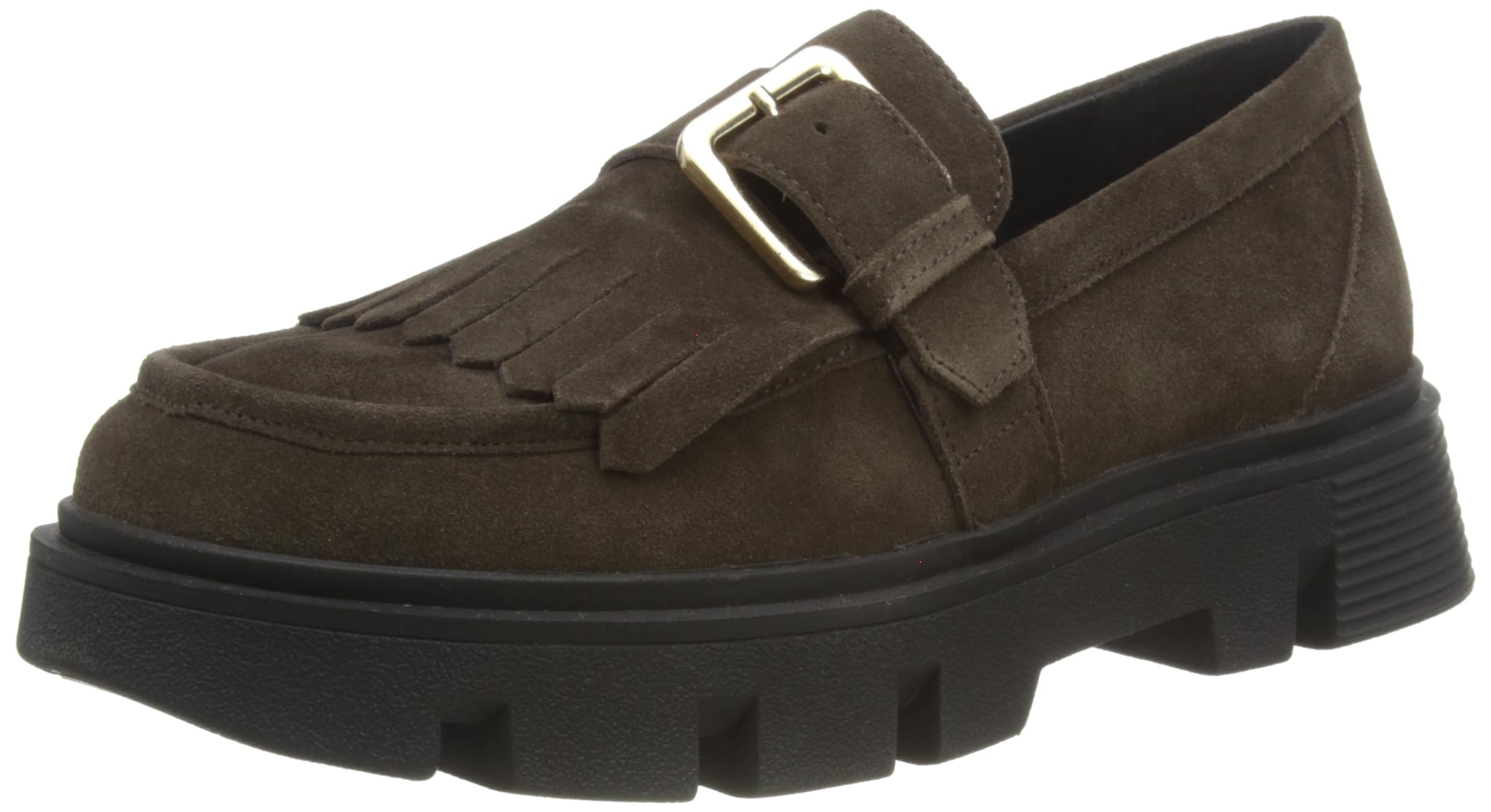 Geox Women's D Vilde C Moccasin, Dk Brown, 6 UK