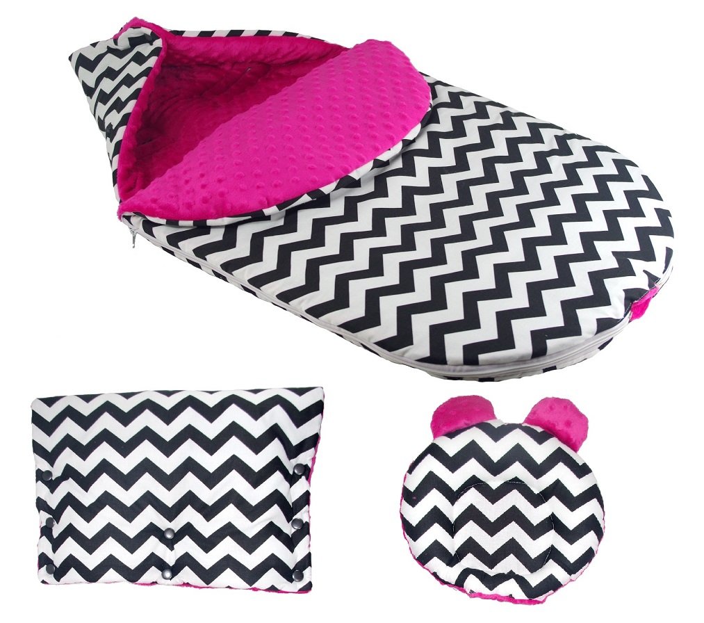 Baby Toddler Stroller cossytoes Buggy Liner Padded pram FOOTMUFF/HANDWARMER/PRAM Pillow (3 pcs Set XL Size, 10)