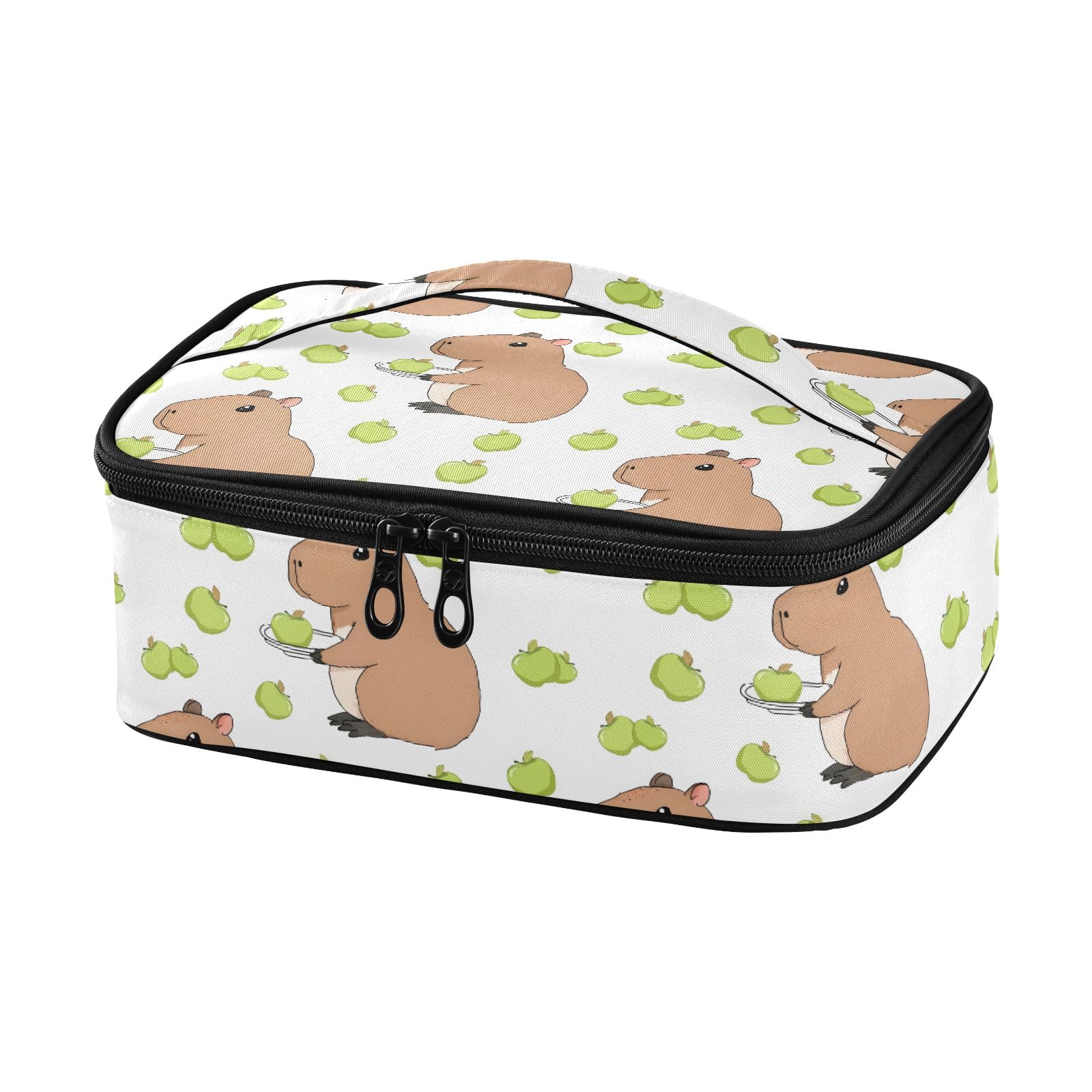 【すずパパ】MARK&LONA Hive Mini Bag 保冷ポーチ付き Amazon.com: KUEJOP Capybara with Green Apple Small Lunch Bag, Mini