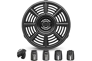 Air Fryer Grill Pan for Ninja Air Fryers, Round 8.2 IN