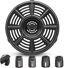 Air fryer Replacement Parts for Ninja AF101 AF161 AF150 Air Fryer, 8.2'' Round Food Grade Air Fryer Grill Pan Grill Plate ...