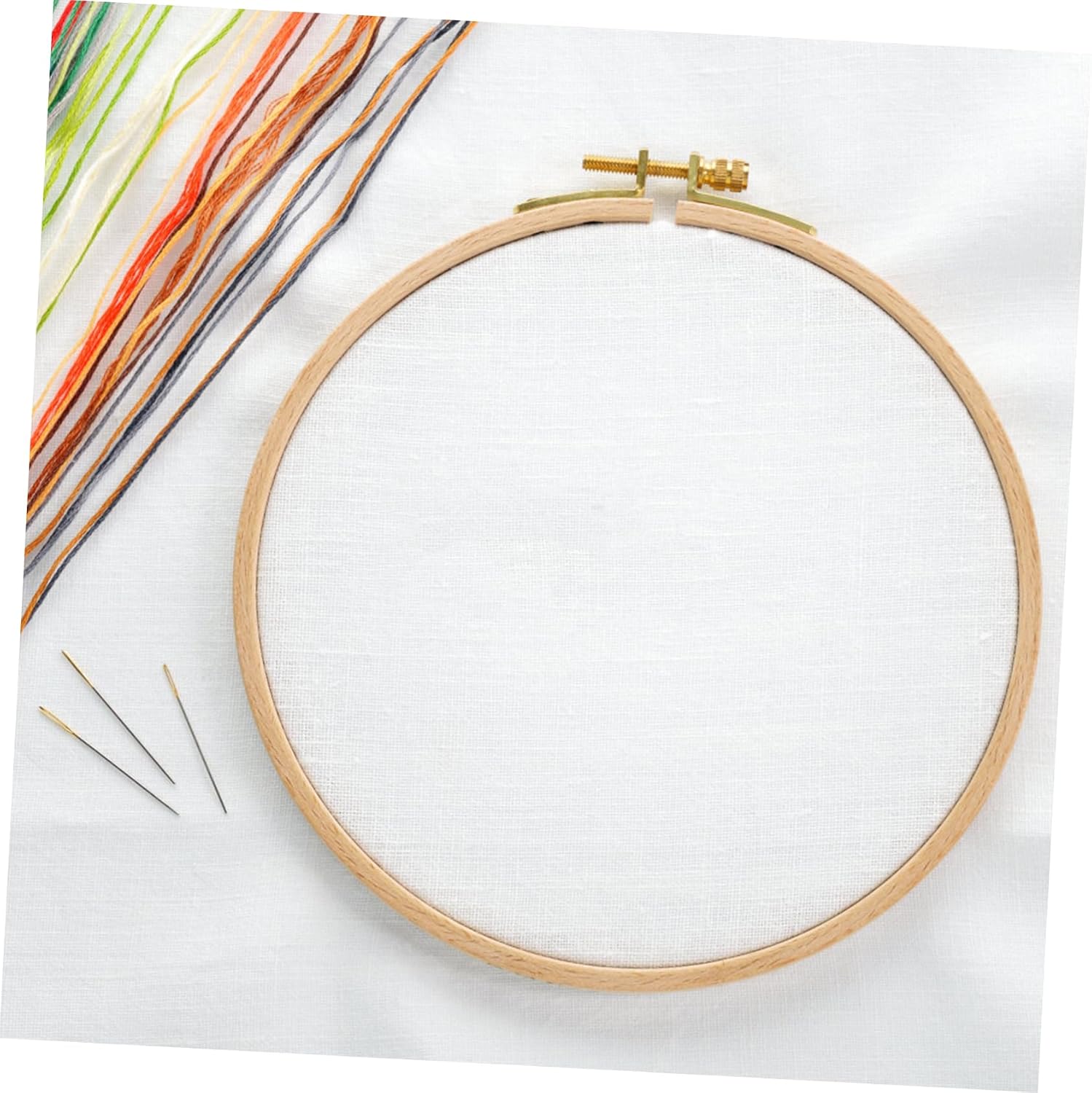 Housoutil 6pcs Cross Stitch Fabrics for DIY Needlework Embroidery Cloths for Hanging and Machine Embroidery Enhance Creativity and Patience