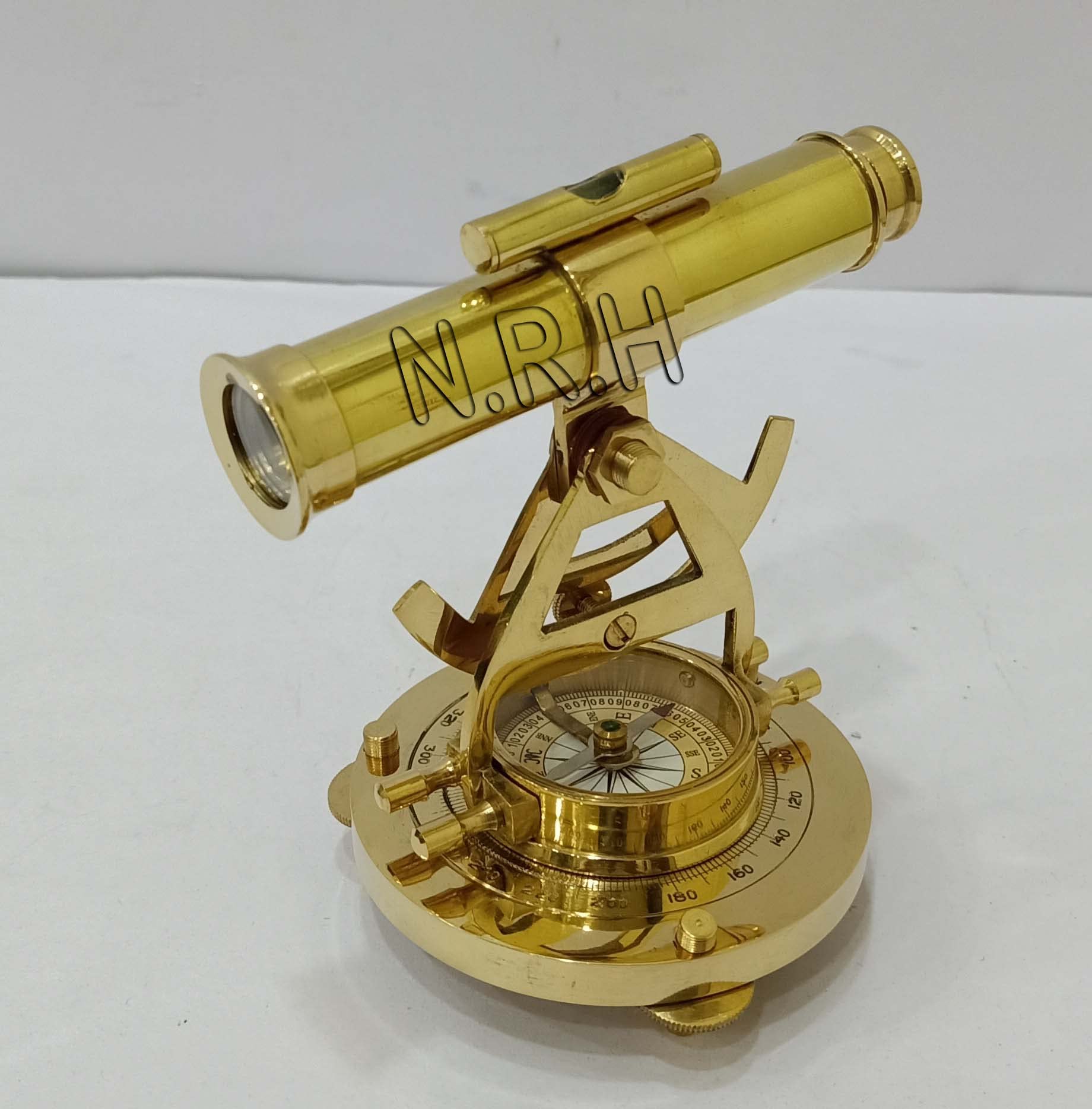 5 Boussoles Télescopes En Laiton Vintage - Décoration, Reproduction, 5 Pouces
