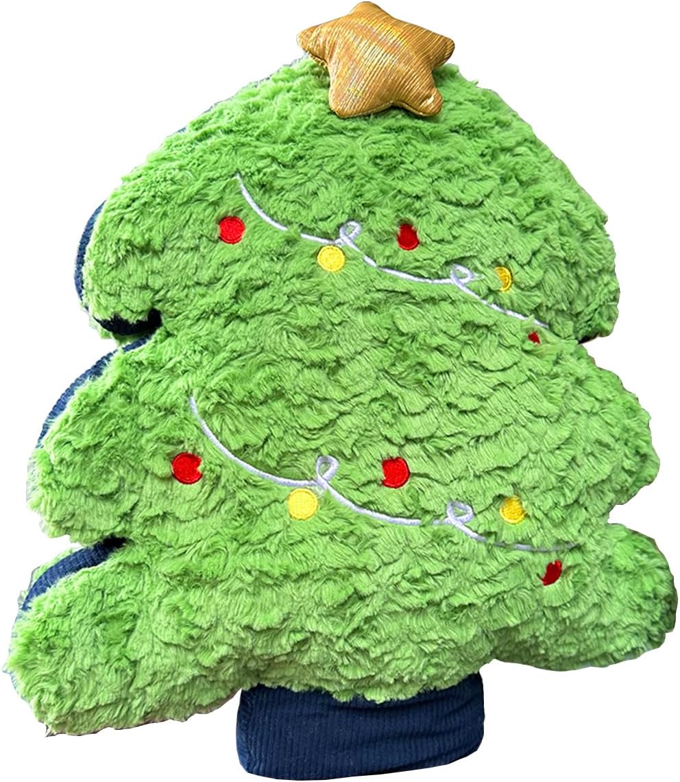 Christmas Tree Plush Pillow - 17.7" Christmas Tree Stuffed Plush Pillow - Christmas Tree Plush Toy - Home Holiday Party Decoration New Year