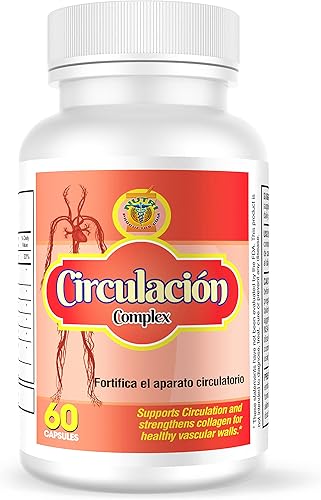 Miniatura 3 de Nutrisalud Products Complejo Circulacion, Capsulas naturales para la circulacion.Set de 2 frascos.Combate Varices,calambres,hinchazon de pies y