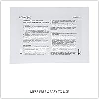 Vista 5 de Universal RS-SLS-02 Hojas lubricantes para trituradoras de 5.5 pulgadas x 2.8 pulgadas (paquete de 24)