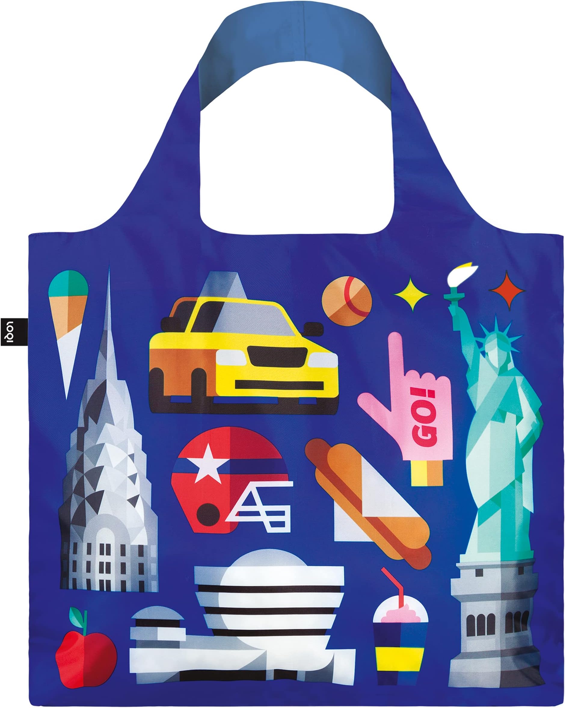 HEY Studio New York Reusable Shopping Bag, Blue
