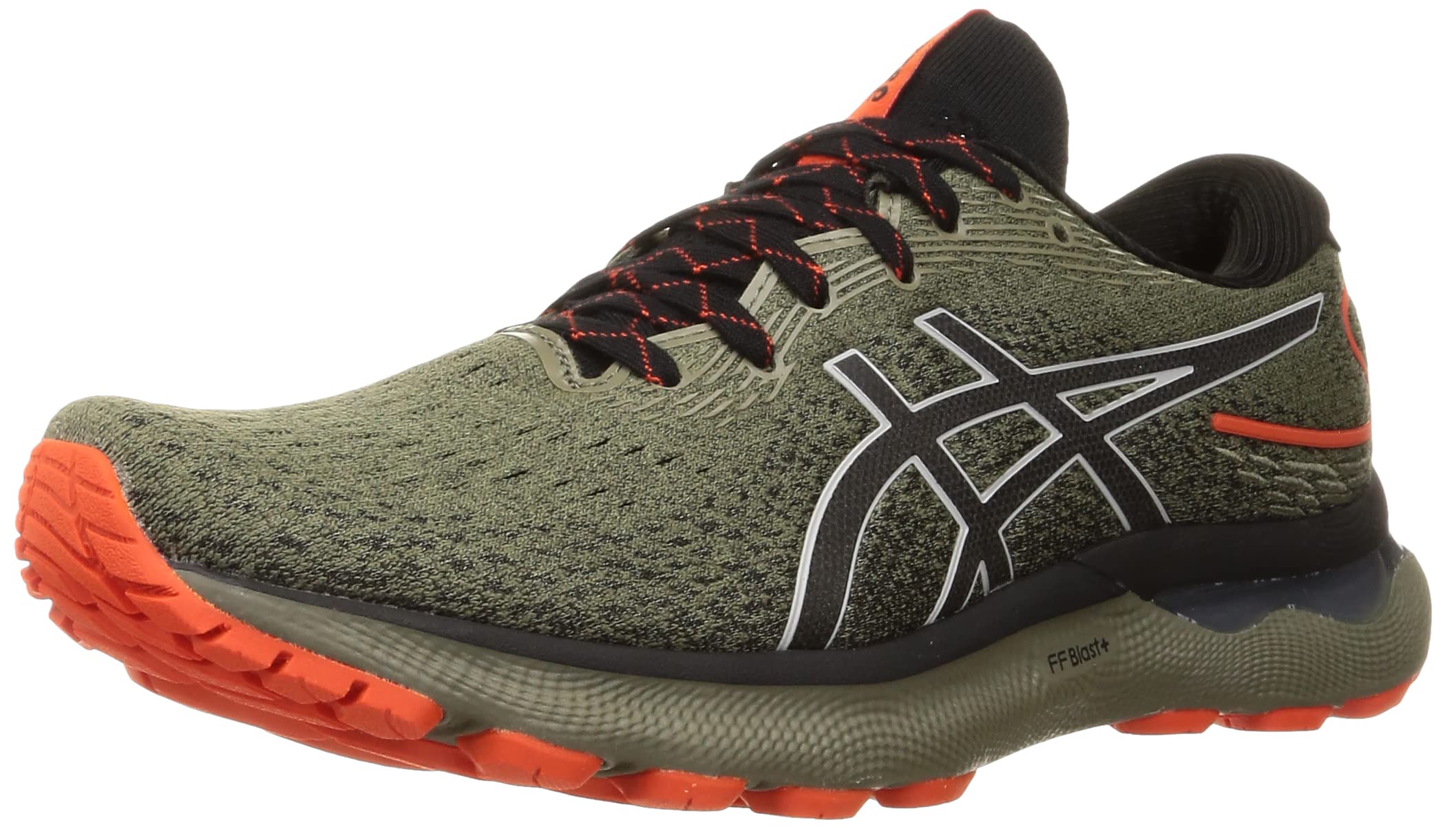 ASICS Nimbus 24 Zapatillas de Carretera para Hombre Negro Blanco