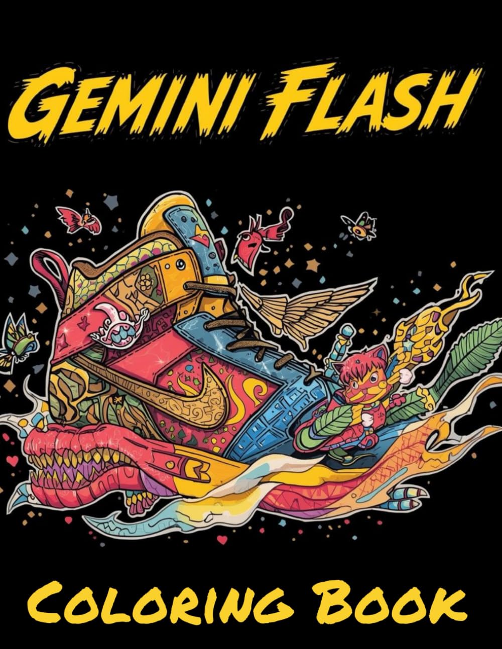 Sneakers Design Coloring Book: 45 Unique Sneaker Designs to Customize | For Sneaker Fans and Sneakerheads