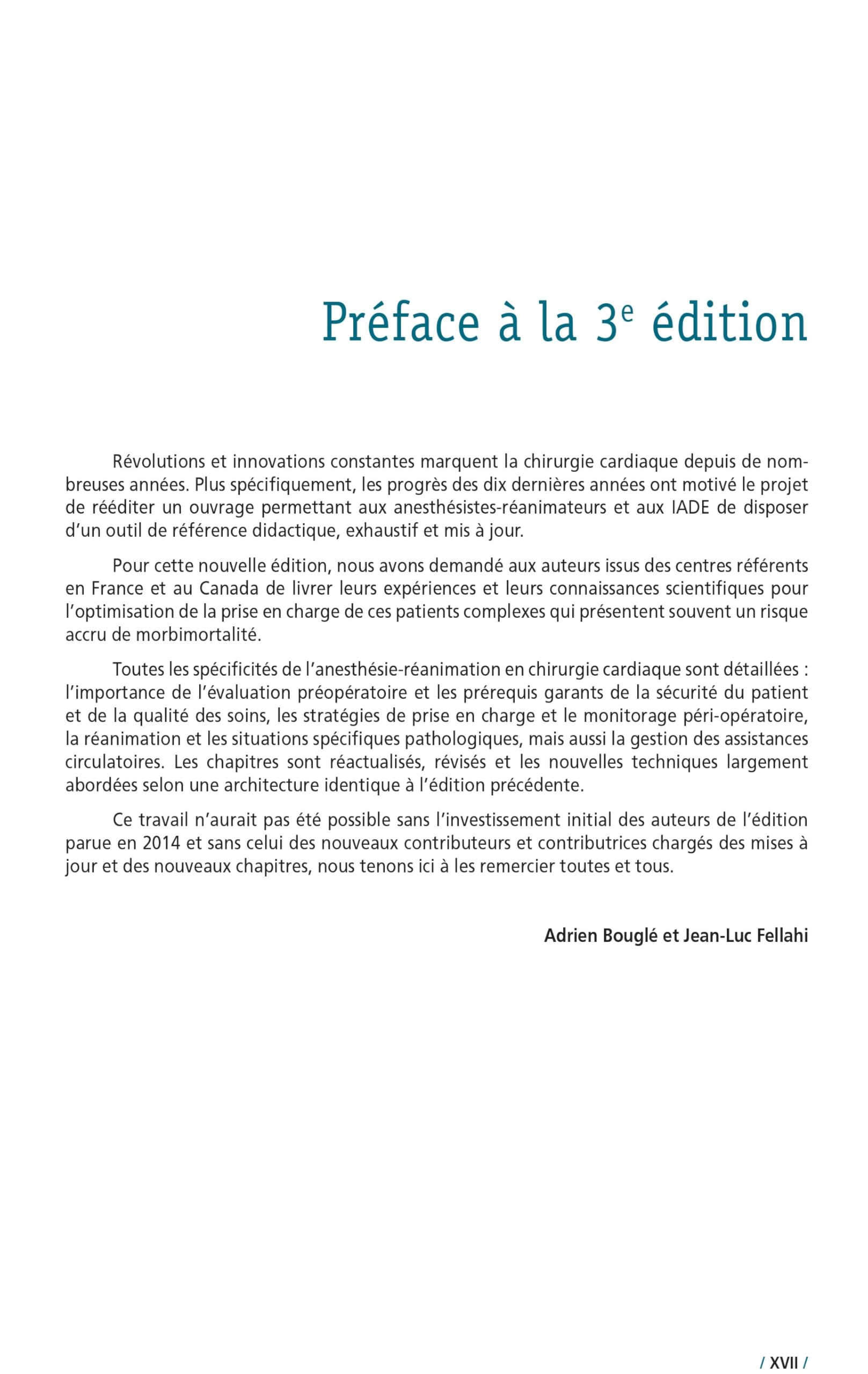Anesthésie-réanimation en chirurgie cardiaque