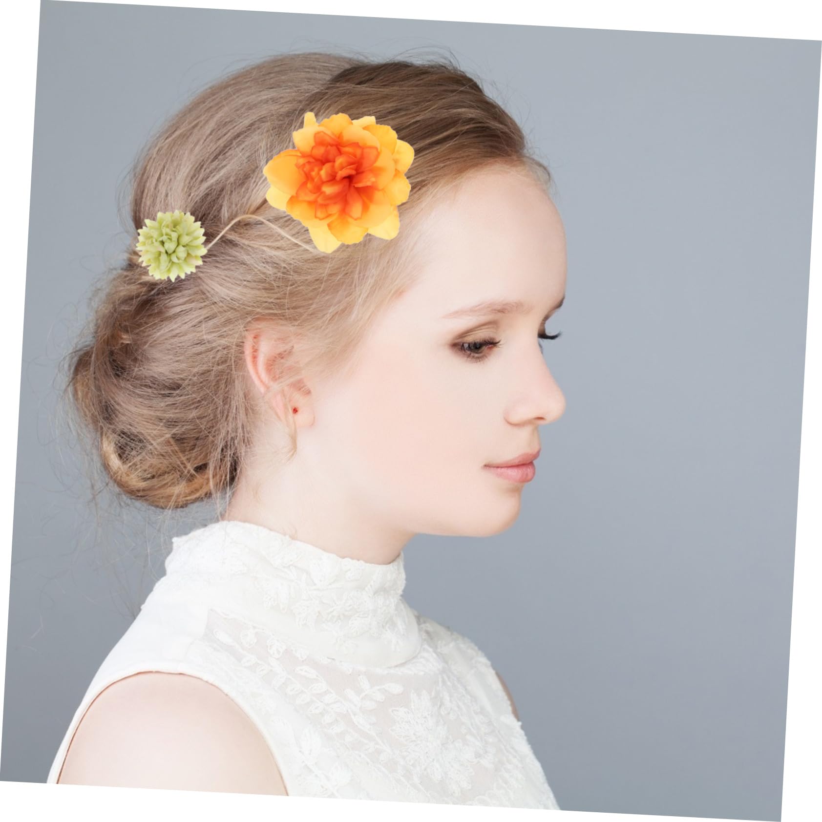 MAGICLULU 80 Piezas accesorios para el cabello de flores niño pinzas para el cabello hair clips horquillas moño tiara pasador de pelo pequeña horquilla adornos para el cabello para mujeres