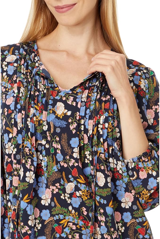 Tommy Hilfiger Damen Pintuck Blouse Pintuck, Bluse