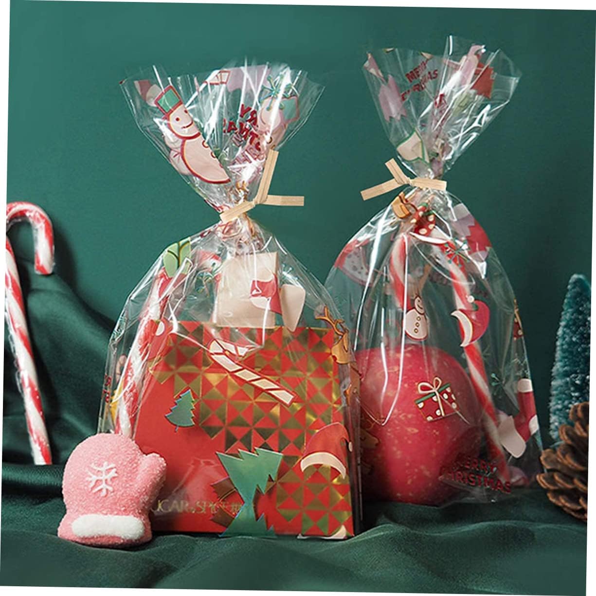 PRETYZOOM 2000pcs Ties for Candy Bags Multi-Functional Closure for Baked Goods for Party Favors Crafts and Treat Packaging
