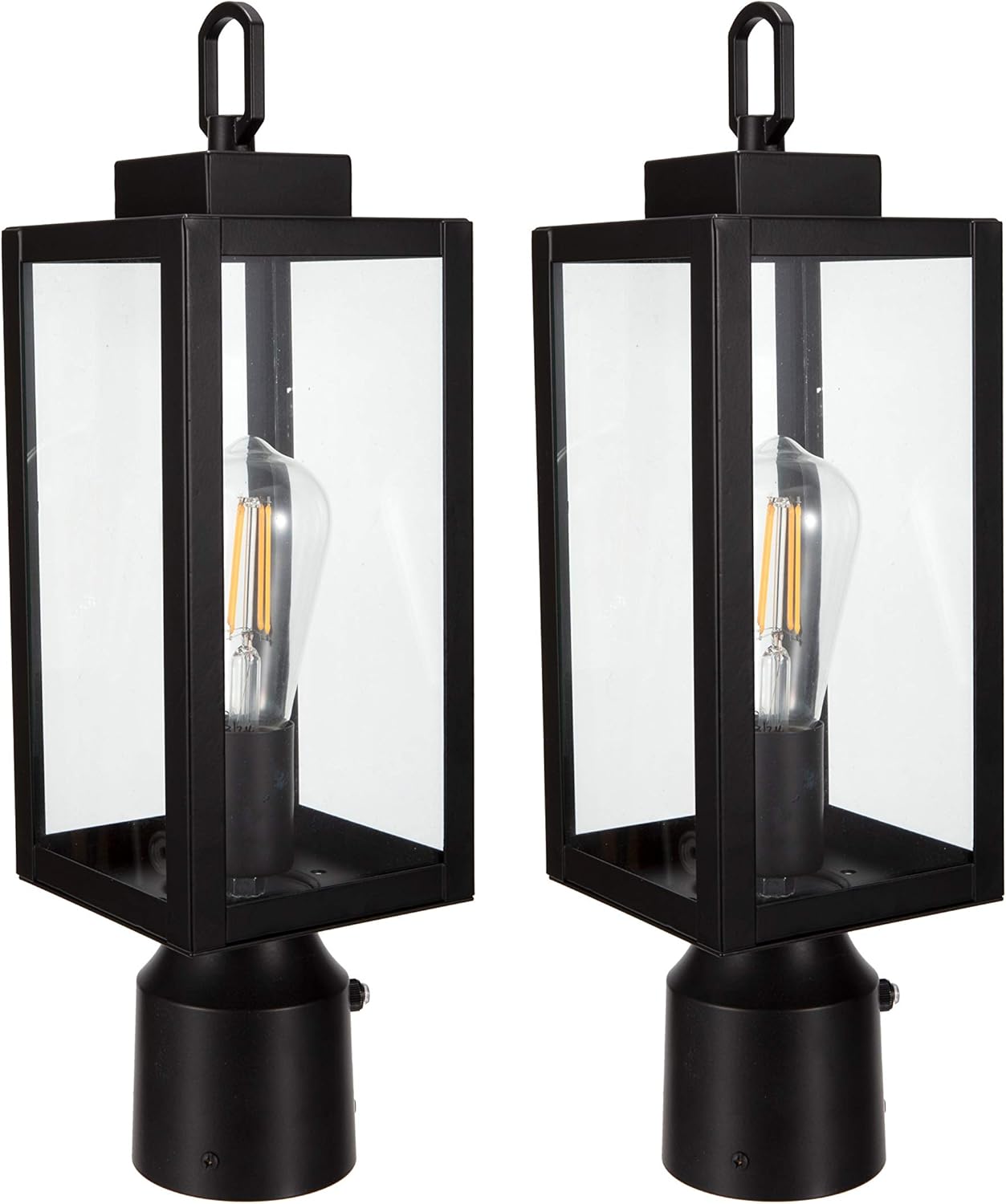 Buy LITPaTH Dusk to Dawn Outdoor Post Lighting Fixture with E26 Medium