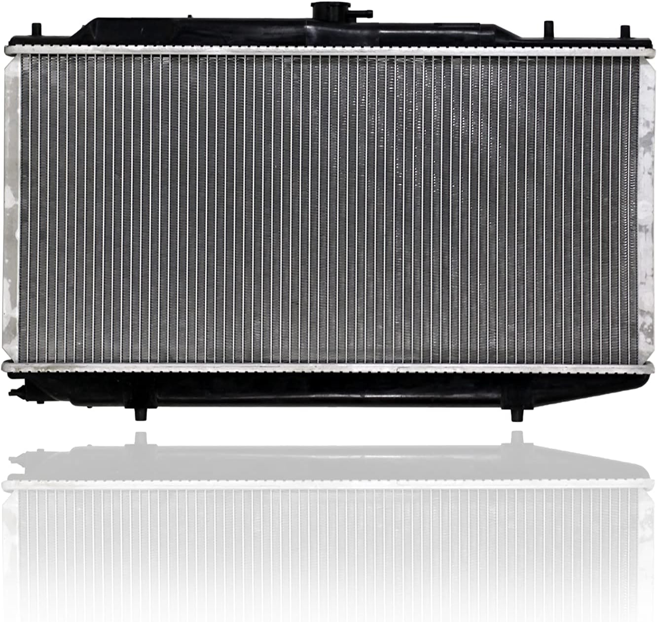 Radiator - Pacific Best Inc. Compatible/Replacement for 886 88-91 Honda Civic Sedan Coupe DX LX EX Hatchback CRX DX 1.5/1.6L Automatic - Plastic Tank, Aluminum Core, 1-Row