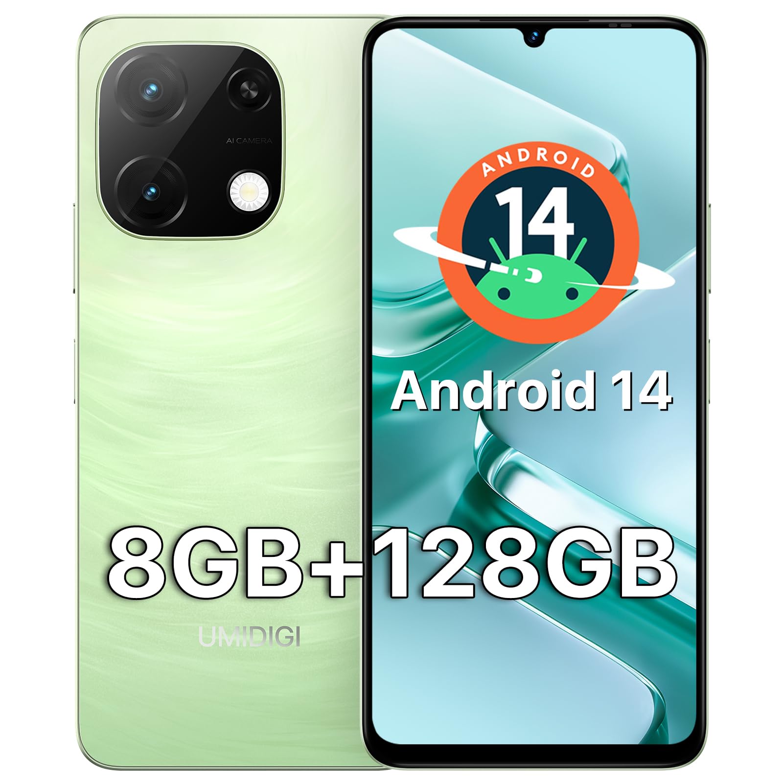UMIDIGI G9T 128GB 8GB RAM グリーン 本体 Amazon.com: UMIDIGI Cell Phone, G9T Android 14 Smartphone Unlocked