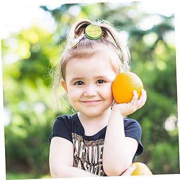 Amazon | KALLORY 3 個フルーツヘアクリップレモンヘアクリップ