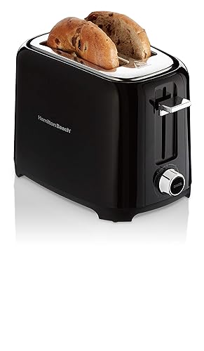 Hamilton Beach 22217F 2-Slice Toaster, Black - Black