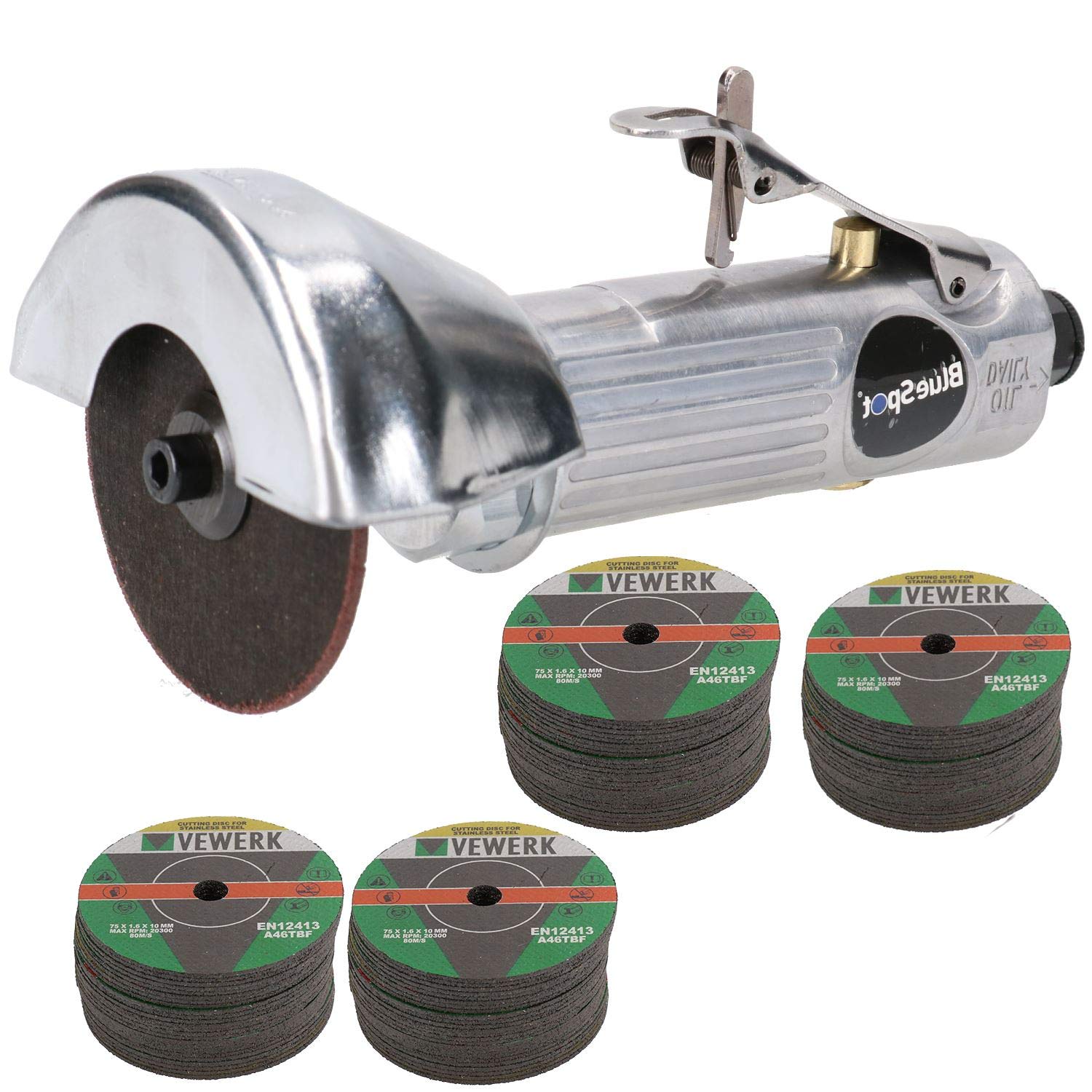 Scie pneumatique 3" haute vitesse avec disques 104 pour tronçonner le métal net