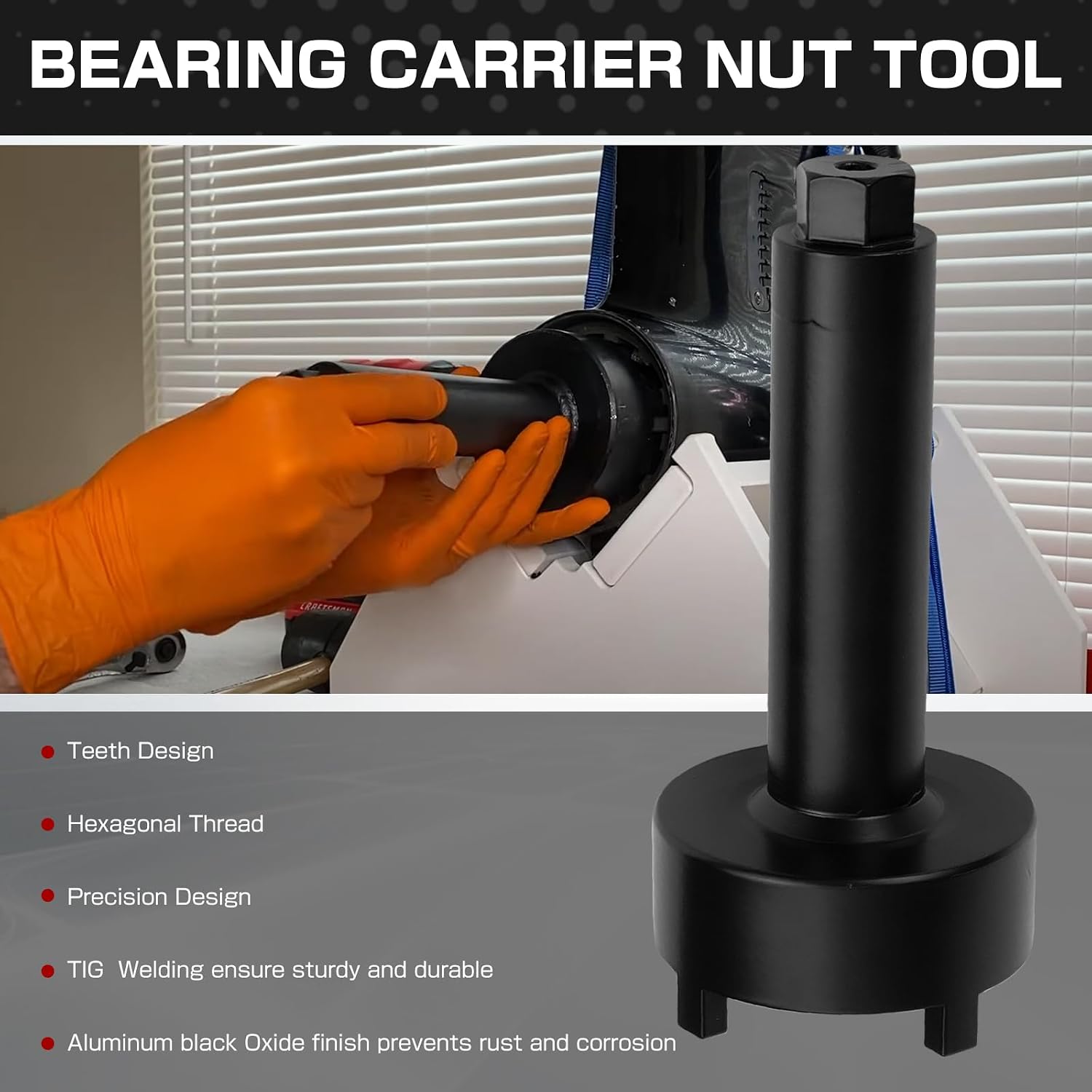 Bearing Retainer Spanner Wrench and Carrier Retainer Nut Wrench Tool Compatible with Mercruiser Alpha 1 Gne2 Bravo 1 Replace 90100 91-61069