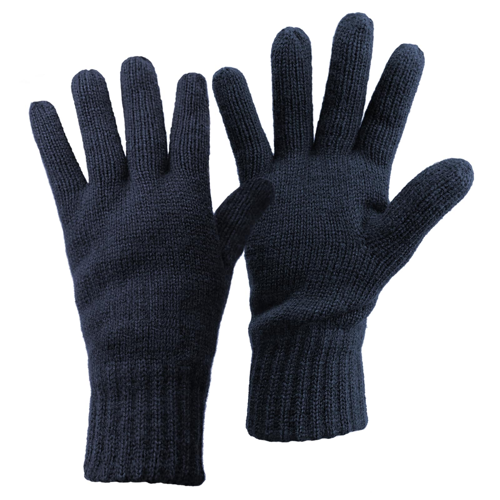 ALPIDEX Thermo Strickhandschuhe Thinsulate Gefütterte Warme Winter Outdoor Sport Feinstrick Handschuhe Strickbund Hautfreundlich Atmungsaktiv Unisex Damen Herren