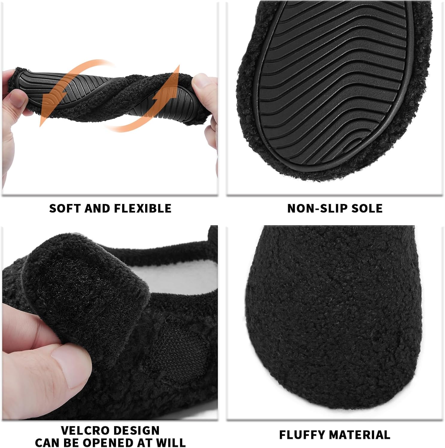 Kids Toddler Slippers Winter Warm Indoor Slippers Lightweight House Shoes Bedroom Barefoot Socks House Slippers(Toddler/Little Kid/Big Kid) - Image 2