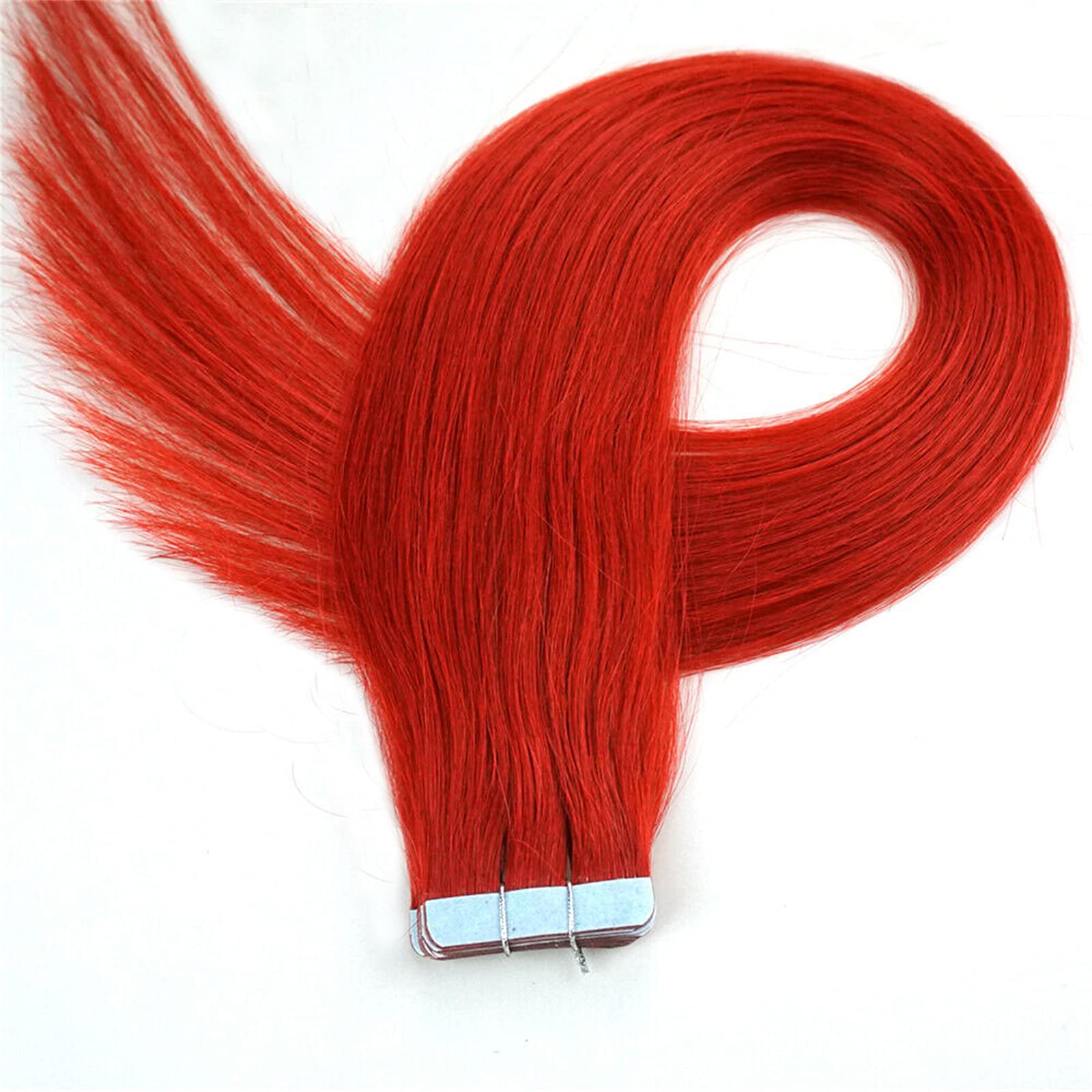 Human Hair Tape-In Extensions 22 Inch 120g 4PCS Remy Hand-Tied Amazon.com : Full Shine Insert Tape in Hair Extensions Color  main image 2