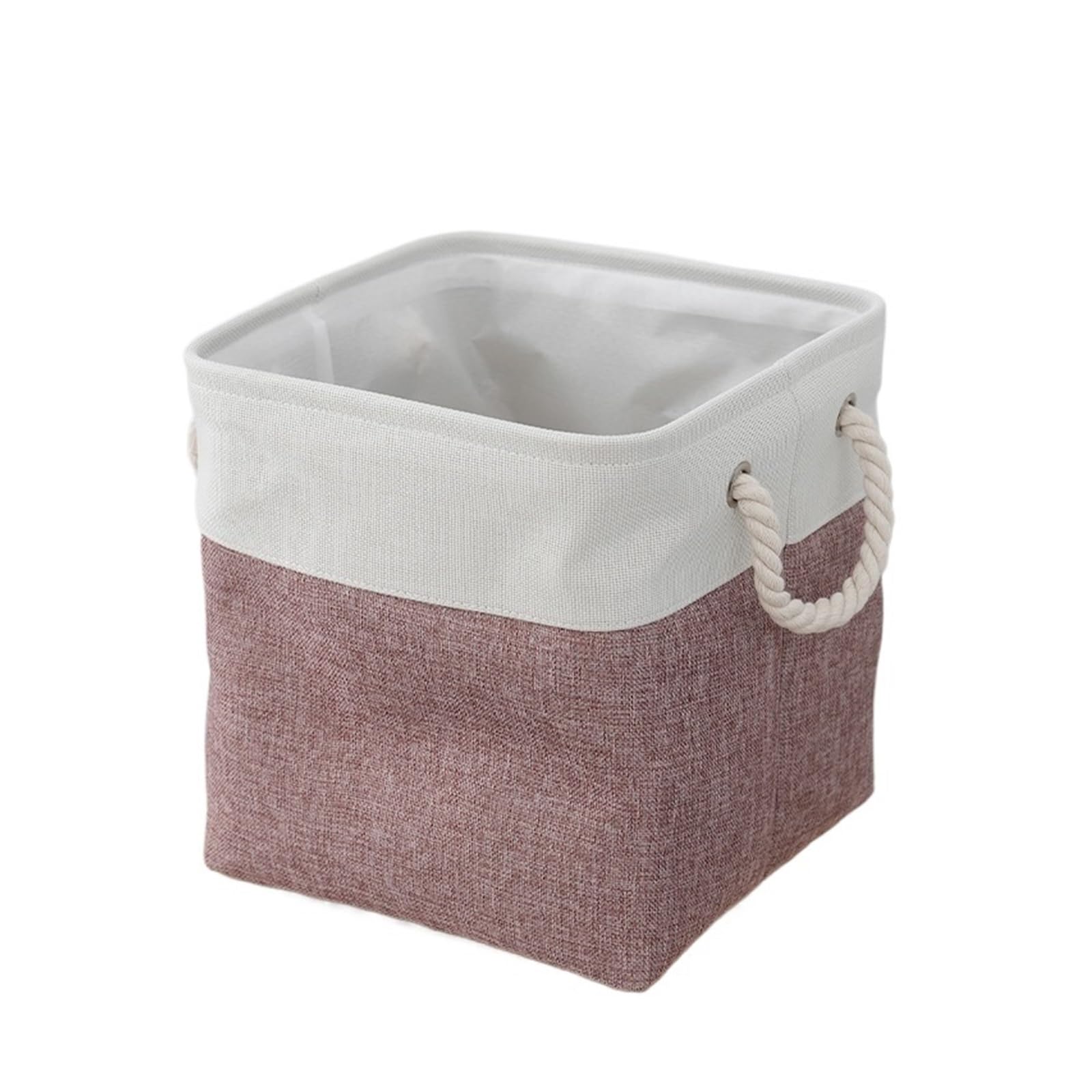 MRKU Boîte de Rangement pour sous-vêtements et Chaussettes, Organiseur de Soutiens-Gorge, paniers Flexibles, Articles ménagers, Panier de tri, Panier Pliable en Lin pour Jouets de bébé