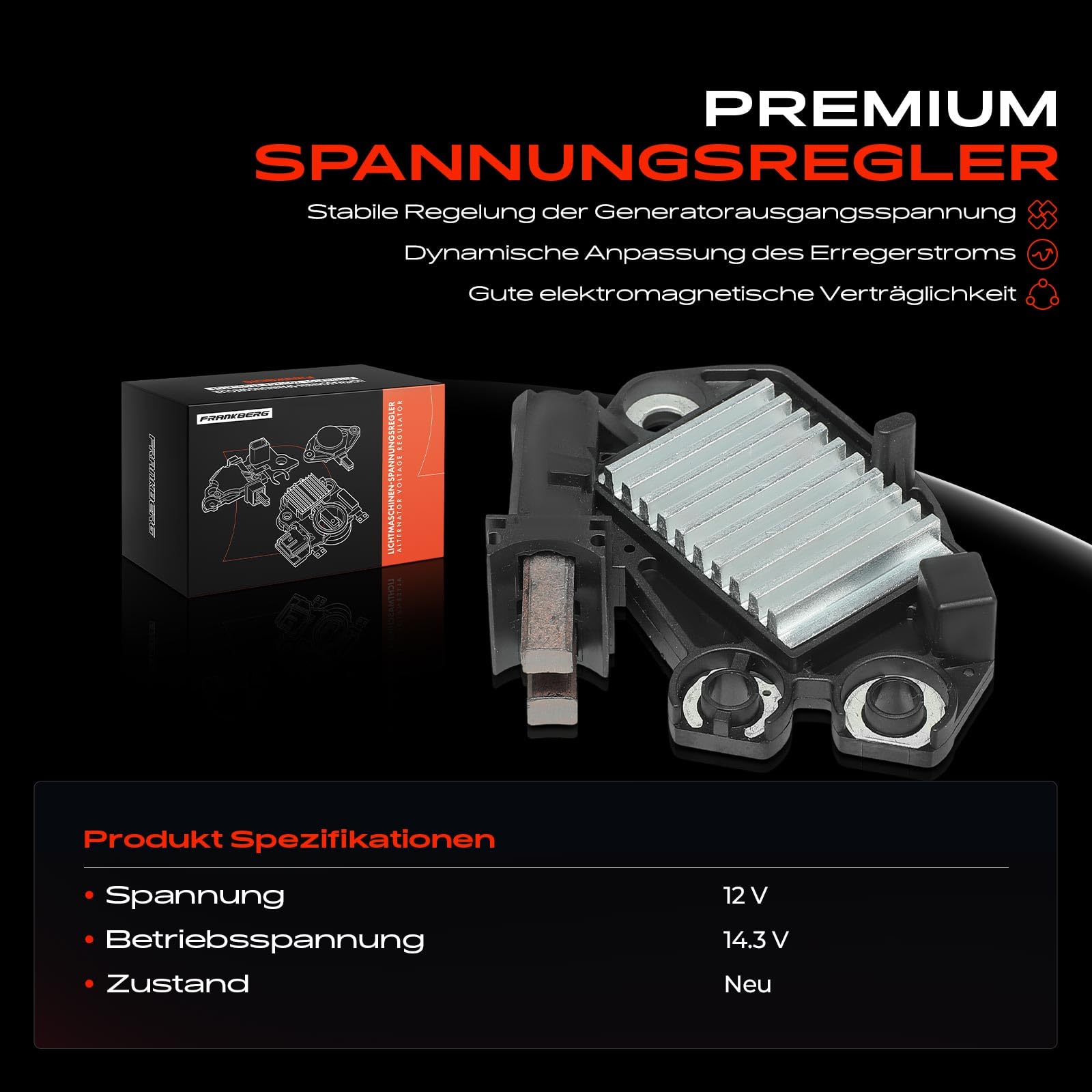 Frankberg Lichtmaschinenregler Generatorregler FG18S019 2609959
