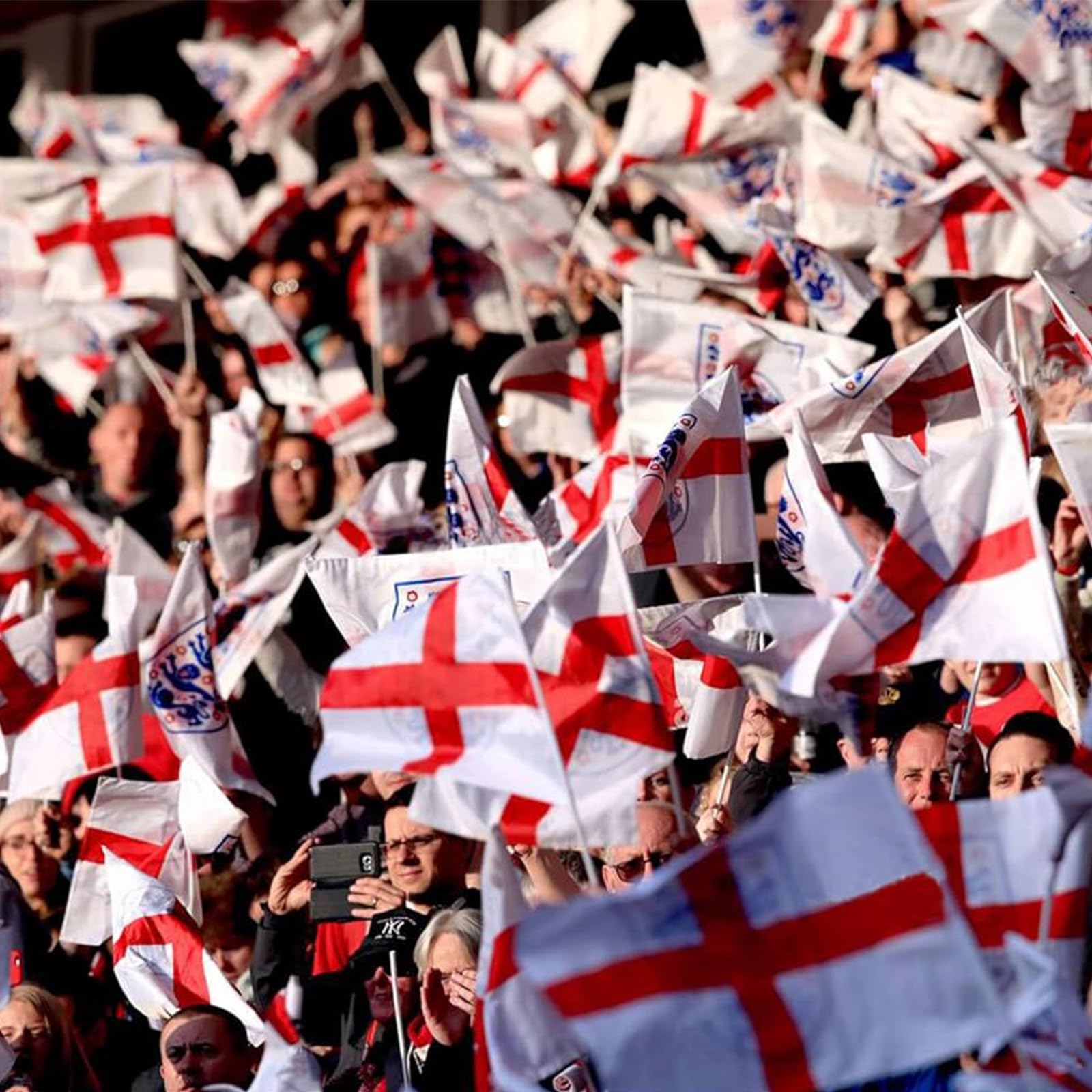 St Georges Flag Large 5ft X 3ft Eyelets England Rugby Football World ...