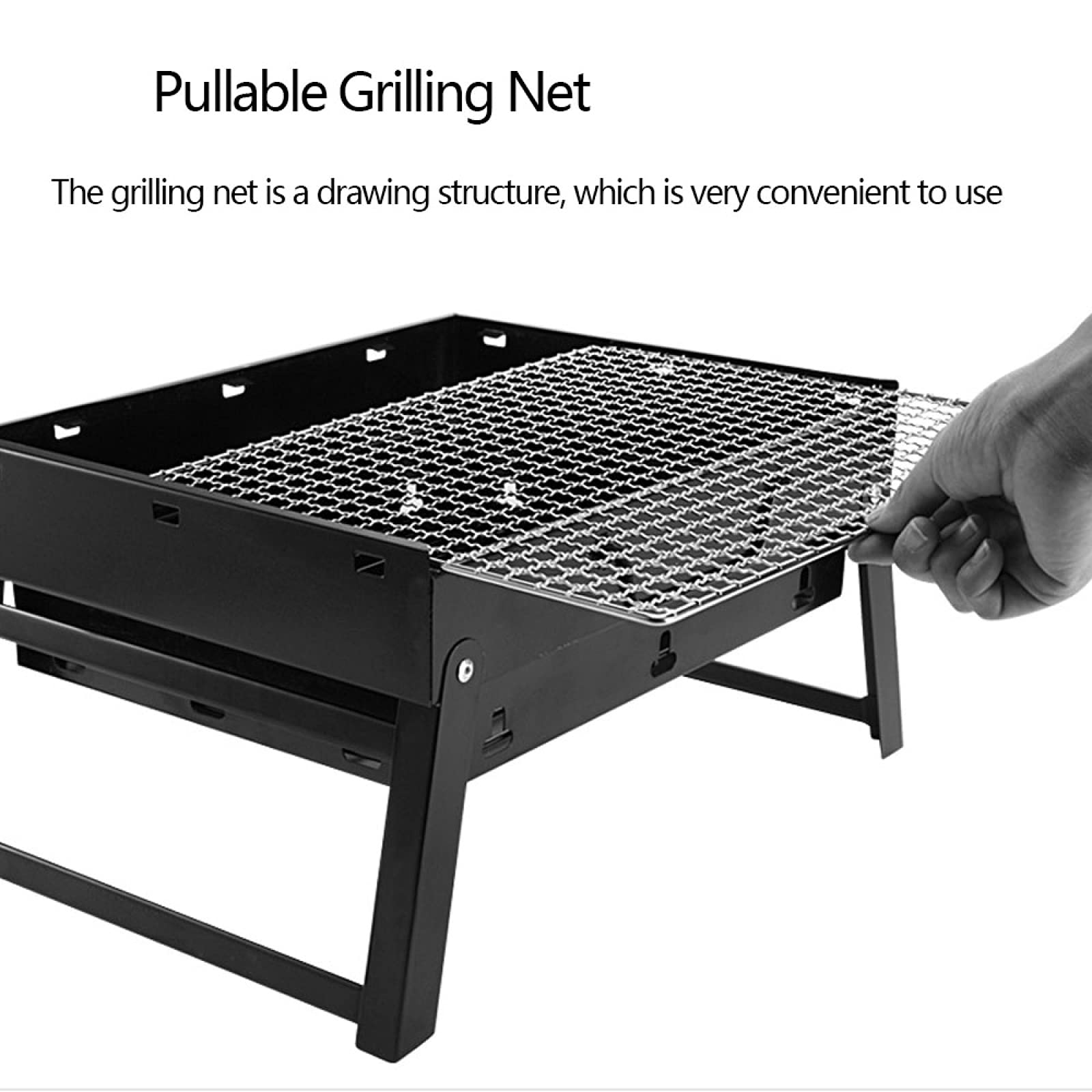 Amazon.co.jp: Portable Barbecue Grill, Folding Barbecue Grill