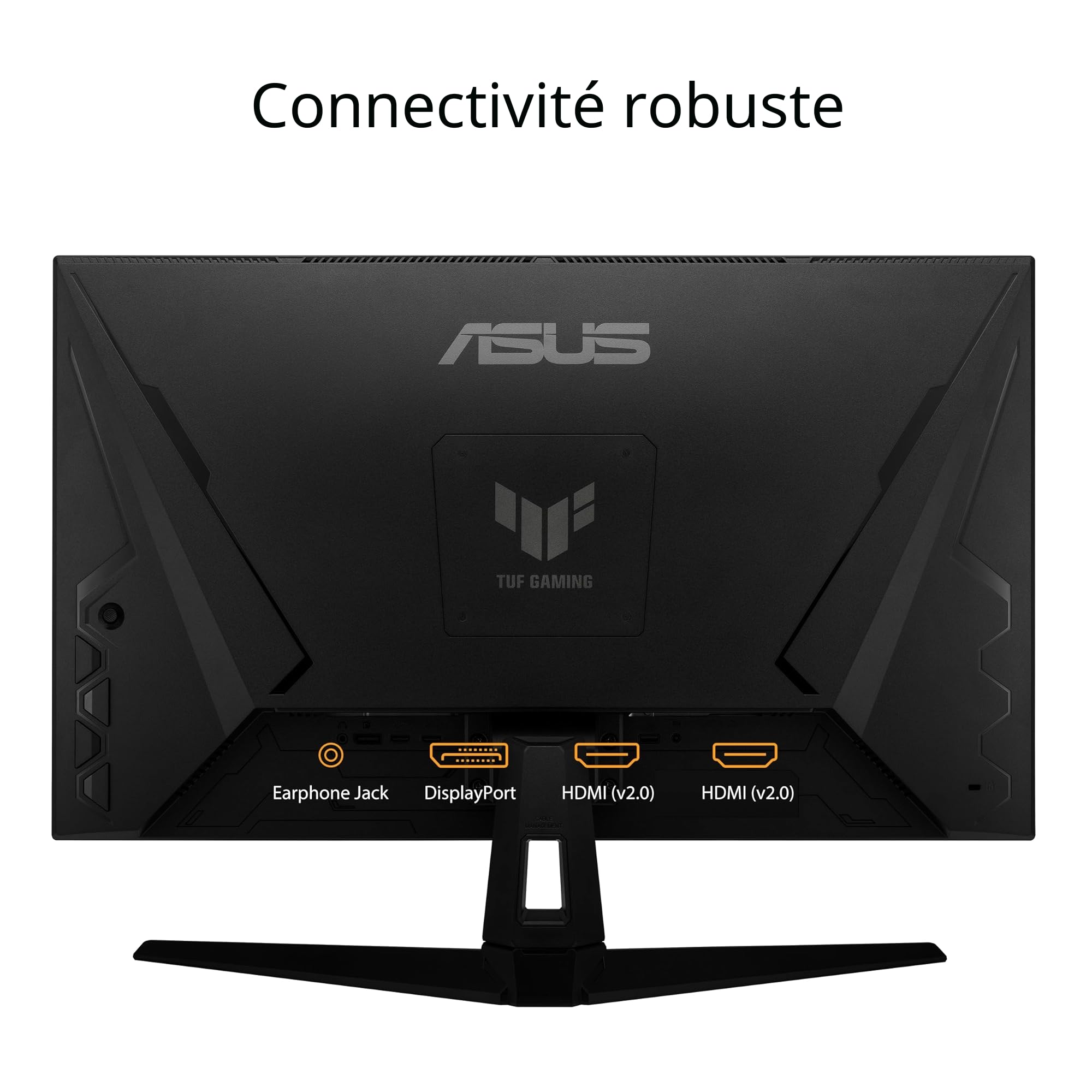 ASUS Moniteur 27" LED - VG27AQ3A Ecran PC 2.5K - 2560 x 1440 Pixels - 1 ms - Format 16/9 - Dalle Fast IPS - 180 Hz - HDR10 - FreeSync Premium/Compatible G-Sync - HDMI/DisplayPort - Noir