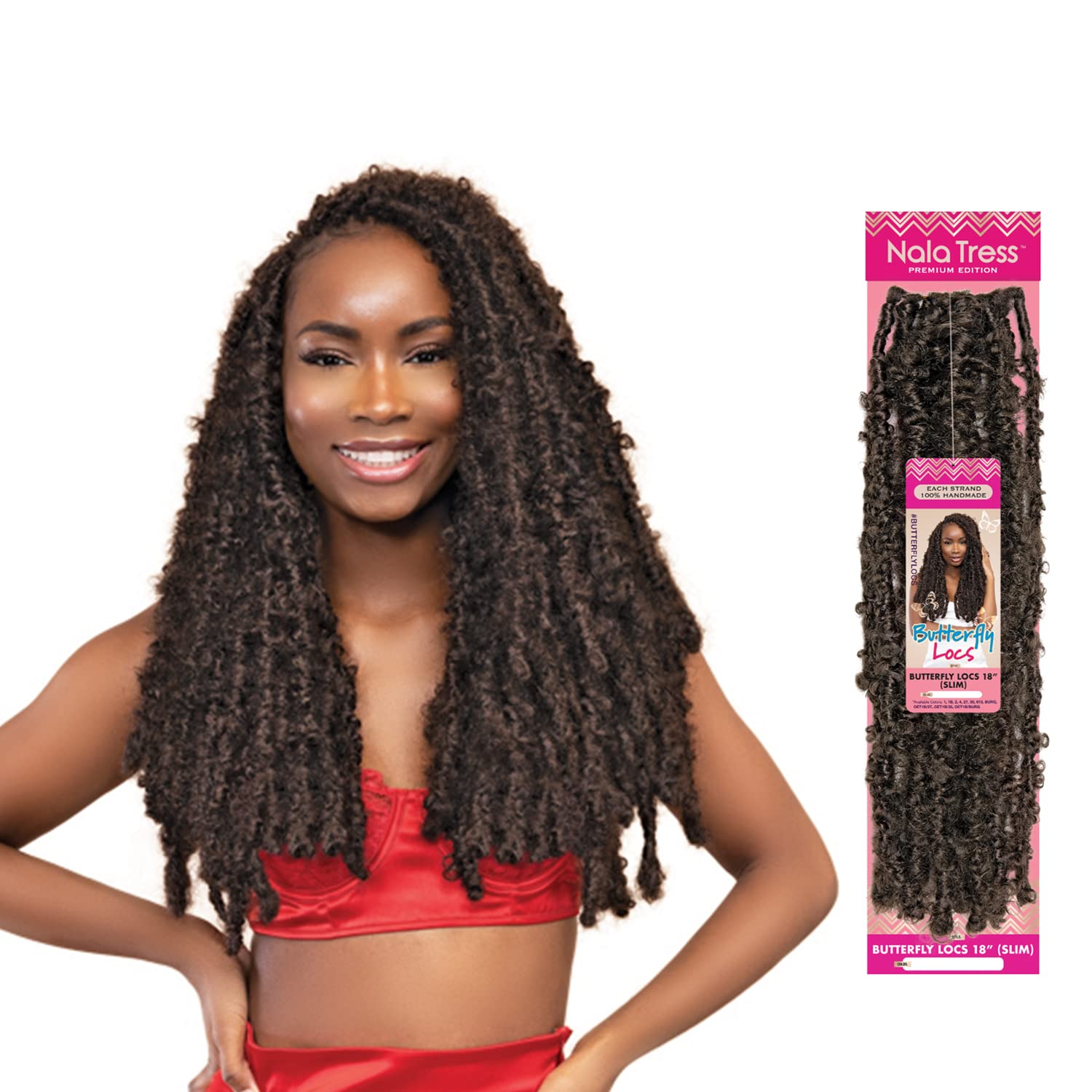 Amazon.com : Janet Collection Crochet Braids Nala Tress Butterfly