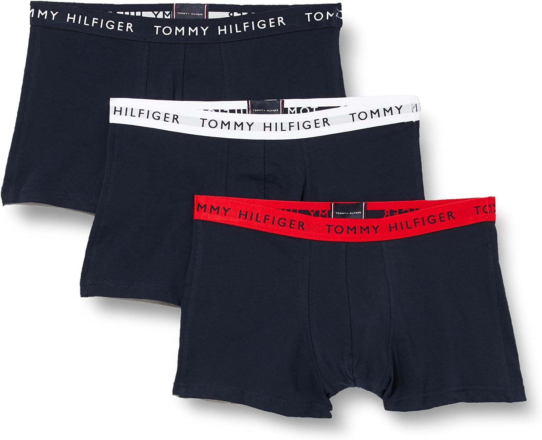 Tommy HilfigerMens 3P Trunk Wb Underwear