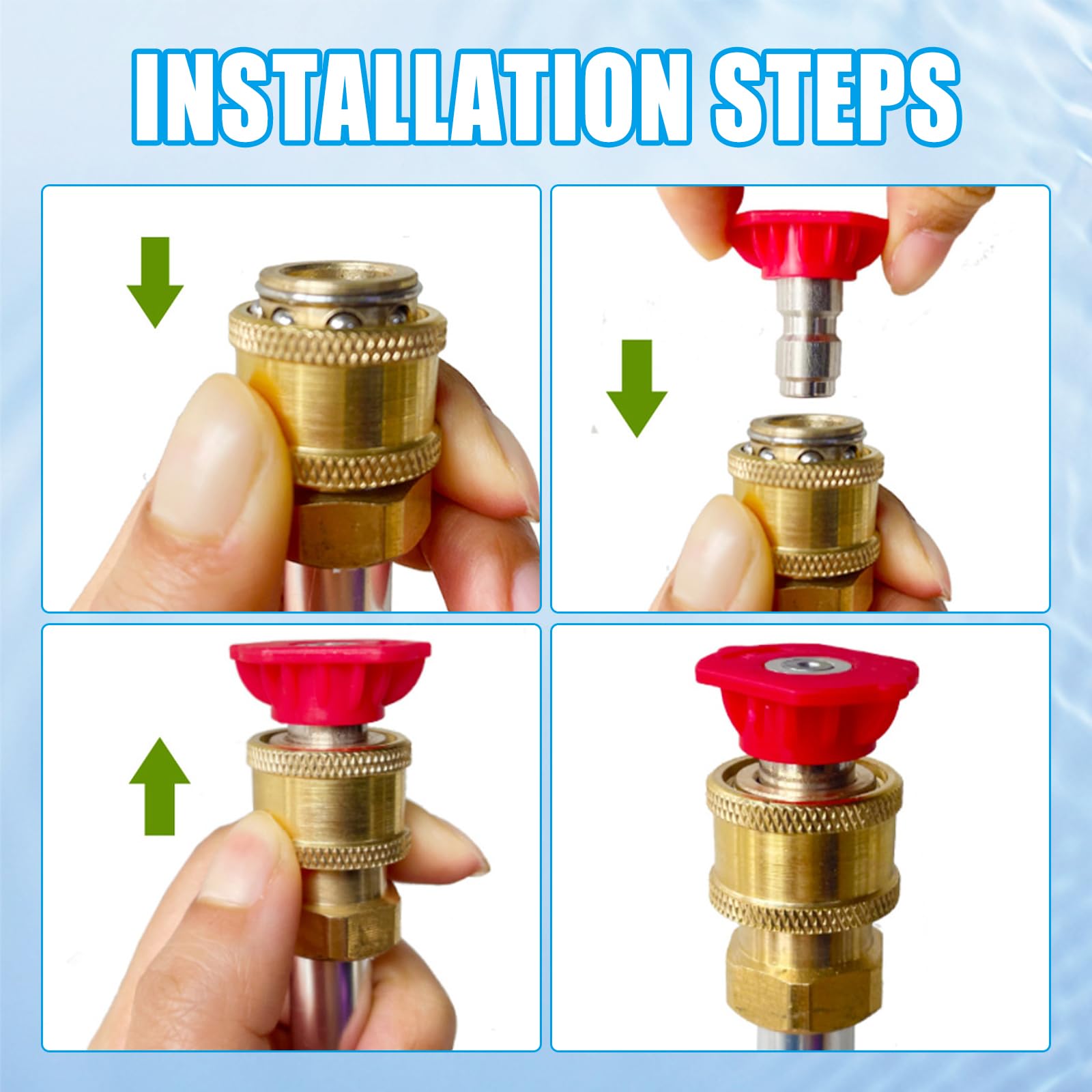 Ugelli Prolunga Lanciatrice Turbo E Sgancio Rapido Taglia 03 - Foto 6