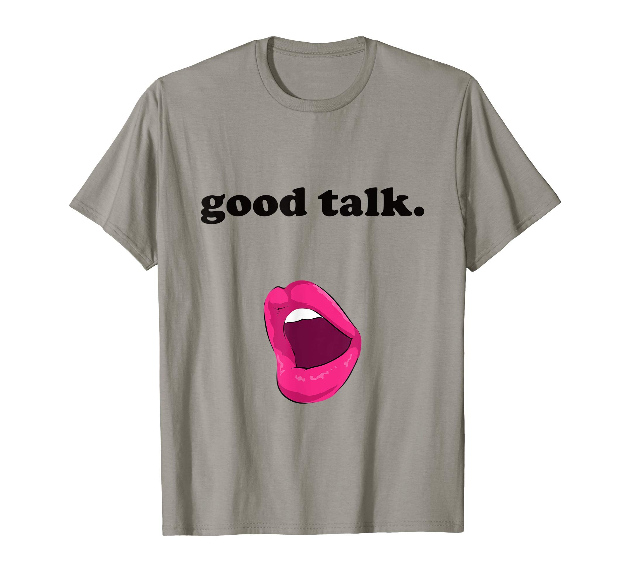 Good Talk Pink Lips Mouth Talking Sarcastic Saying ...
