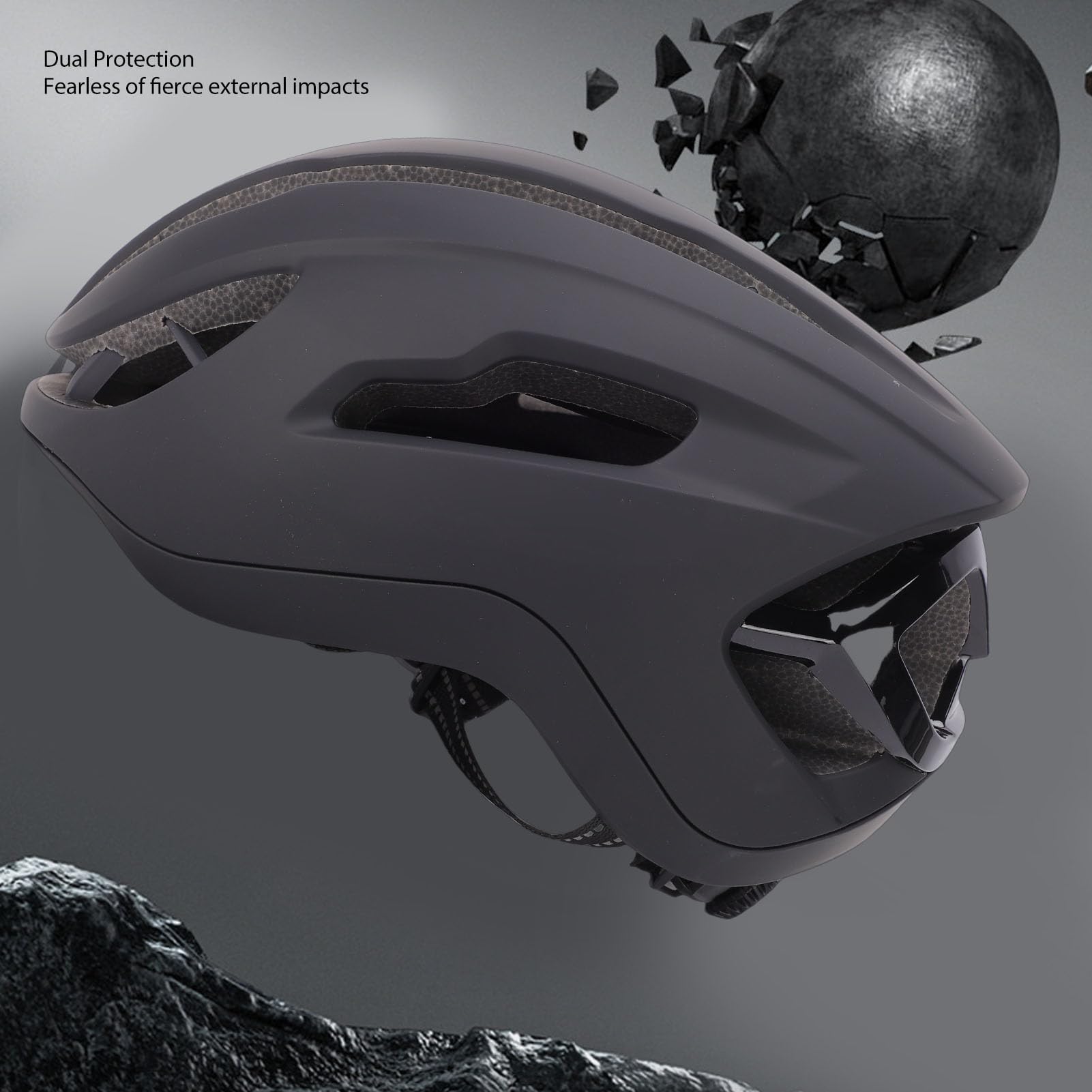 Casco Ciclismo Integrale Pieghevole, Casco da Bici Regolabile Testa Senza Cuciture con Fodera Lavabile Rimovibile per Mountain Bike Strada Uomini Donne