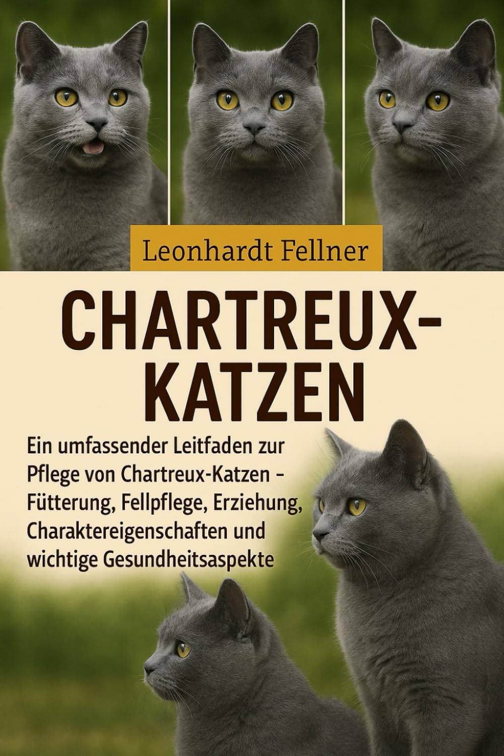 CHARTREUX-KATZEN: Ein umfassender Leitfaden zur Pflege von Chartreux-Katzen – Fütterung, Fellpflege, Erziehung, Charaktereigenschaften und wichtige Gesundheitsaspekte