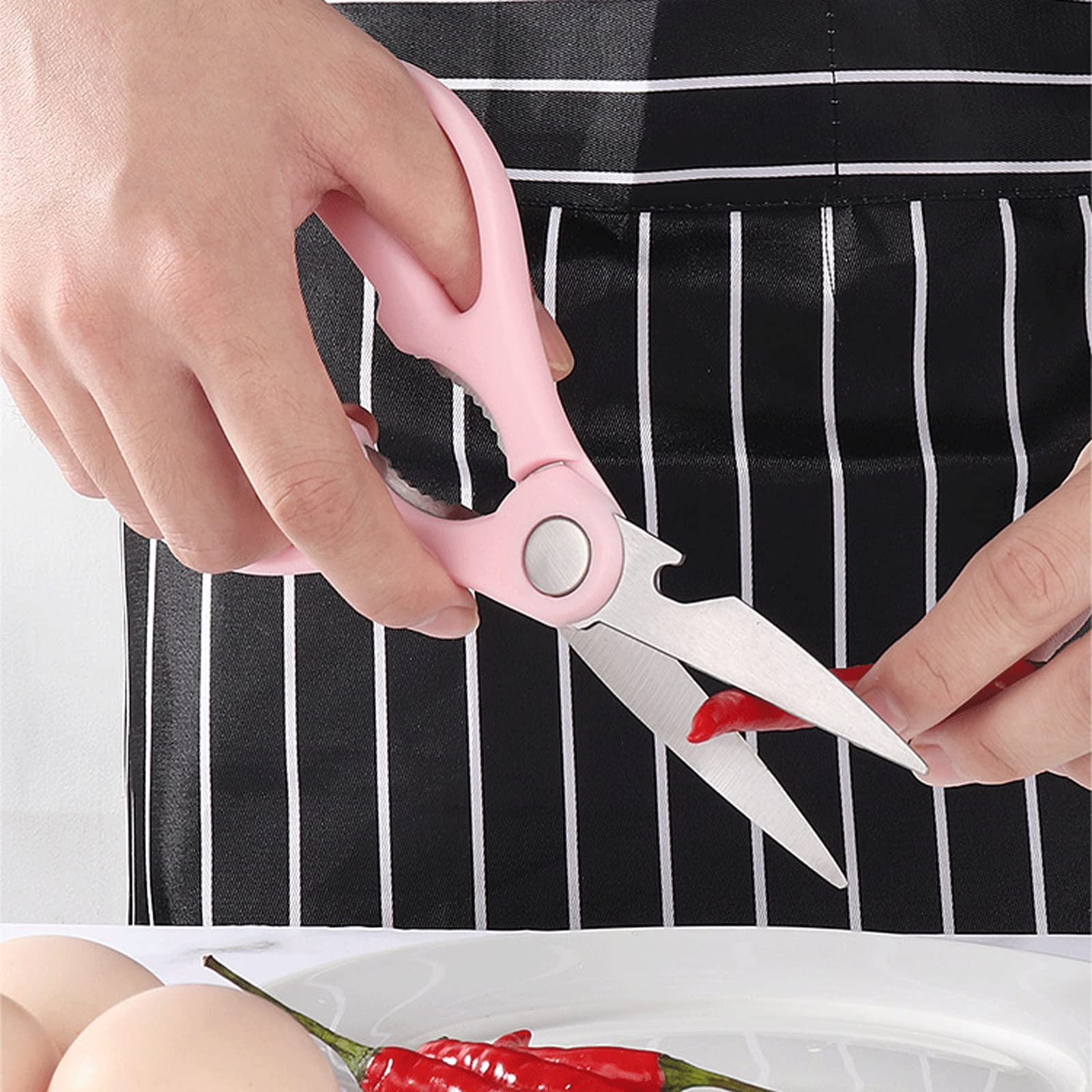 Forbici da Cucina Forbici da Cucina, Forbici da Cucina Multiuso in Acciaio Inossidabile (Blu)