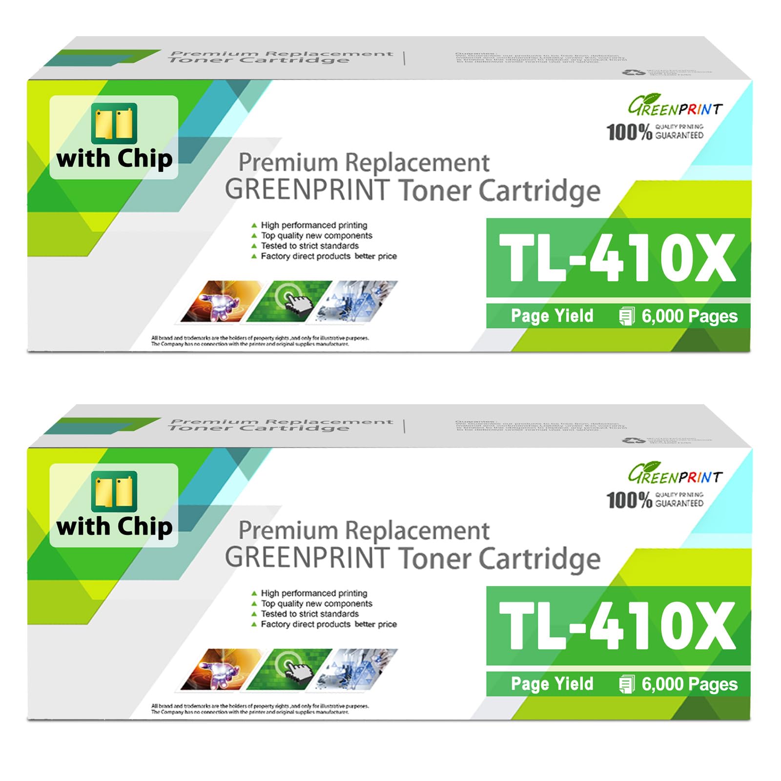 Kompatible Tonerkartusche TL-410X TL-410 TL-410H 6000 Seiten Hohe Reichweite 2 Schwarz für P3010DW P3010DN M7100DW M7100DN P3300DW P3300DN M6708DW M6708DN M7108DW M7108DN M6808FDW M7208FDW M7308FDW