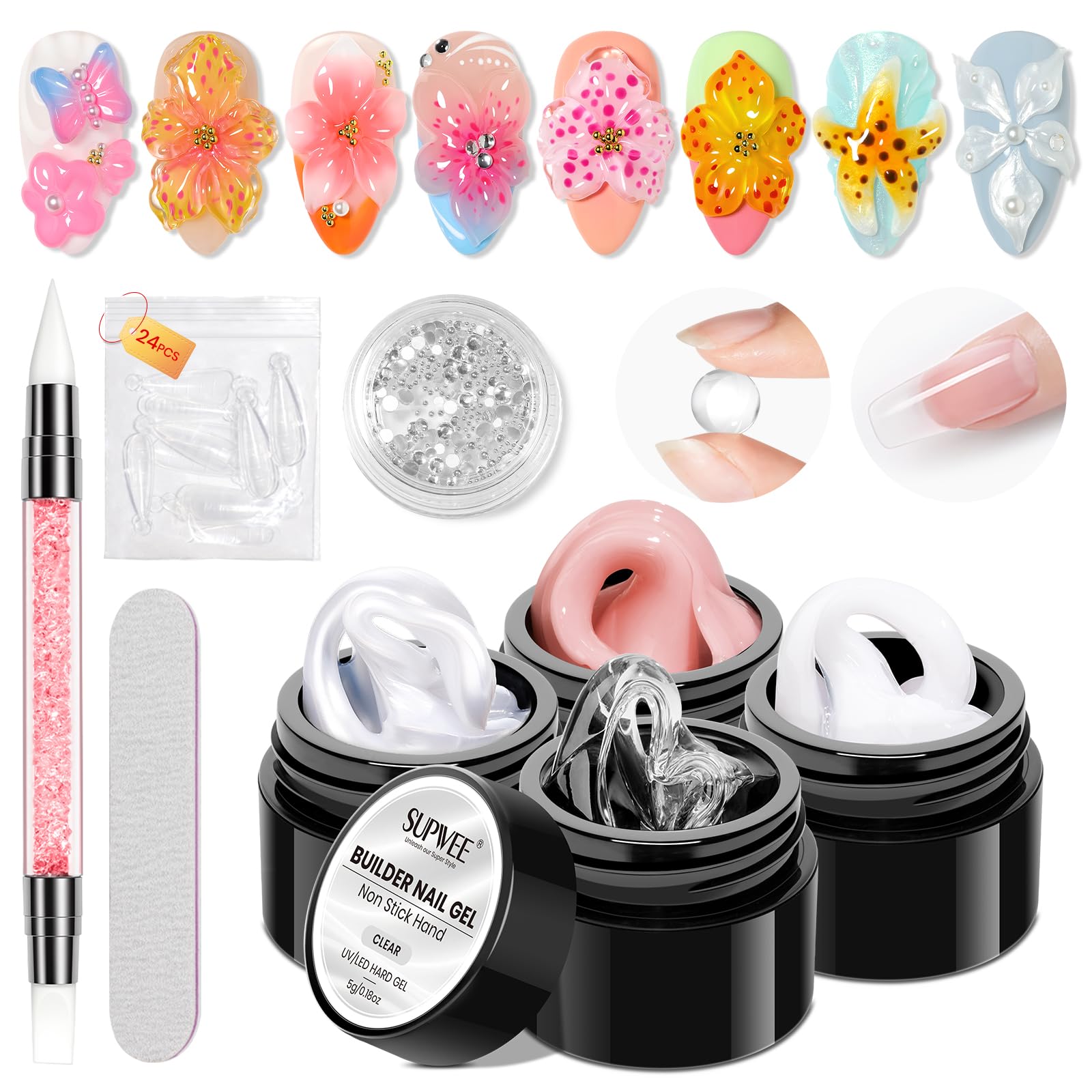3D Nail Sculpting Gel - Easy Nail Art -9