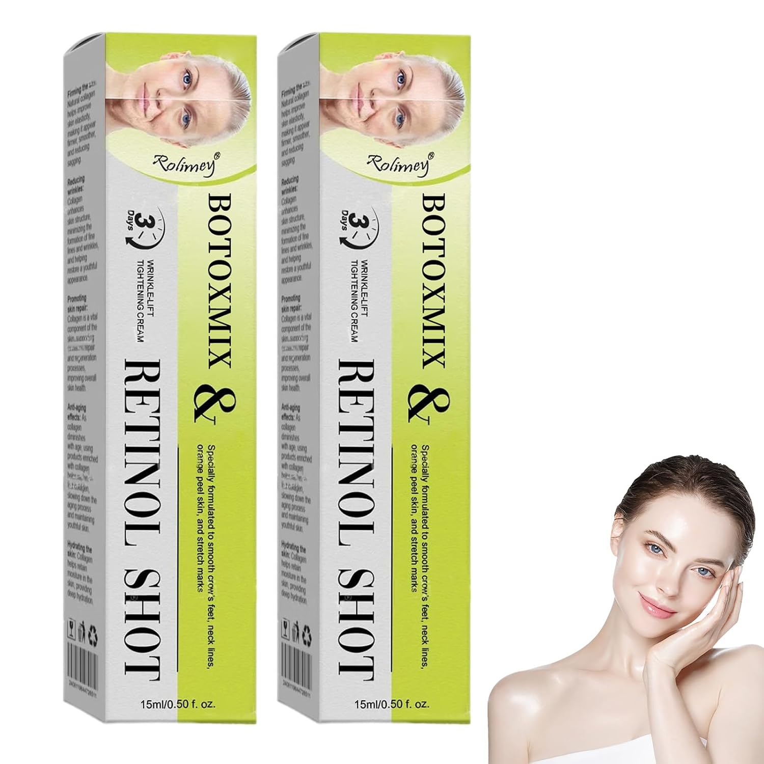 Rolimey Botoxmix & Vita-A Retinol Shot Cream - Wrinkle-Lift
