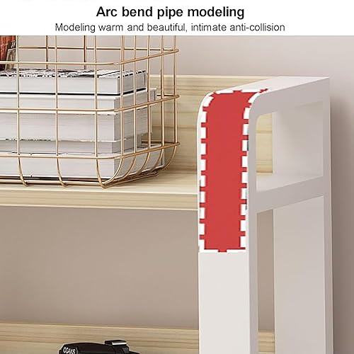 Miniatura 8 de Escritorio para computadora con gabinete y estantería, escritorio de oficina en casa, escritorio de estudio, estación de trabajo con estantes de