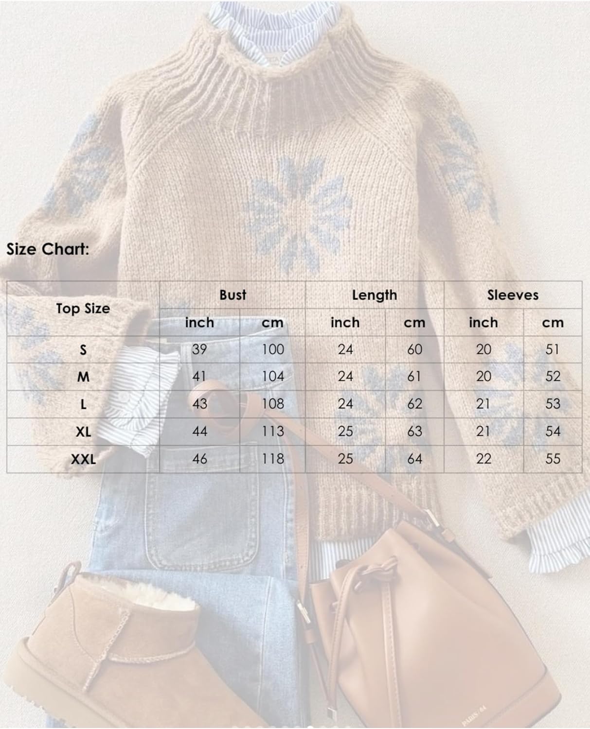 Sweaters for Women Floral Mock Neck Loose Long Sleeve Cable Knit Pullover 2025 Fall Winter Fashion Outfits