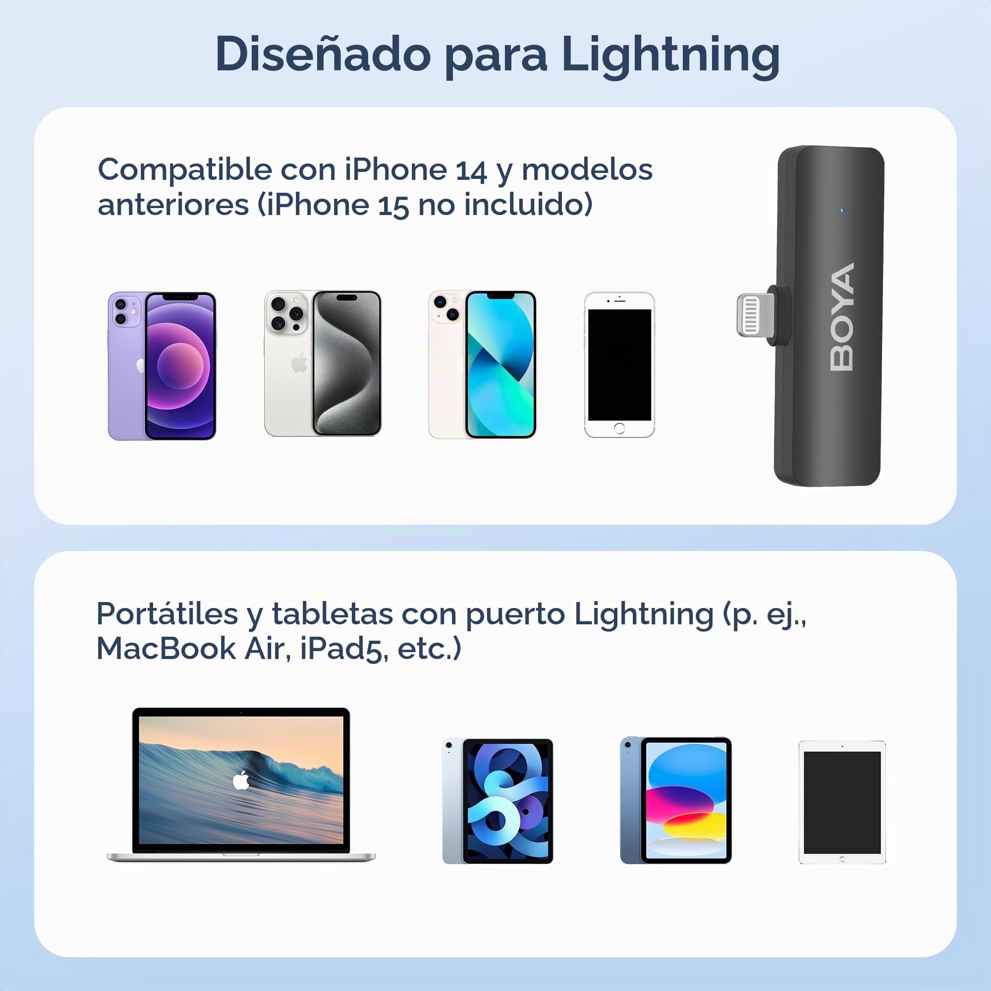 BOYA BY-V4D - Mini micrófono Lavalier inalámbrico para iPhone Smartphone, 4 micrófonos de solapa inalámbricos con clip para grabación de video, podcast, entrevista, transmisión, vlog, YouTube