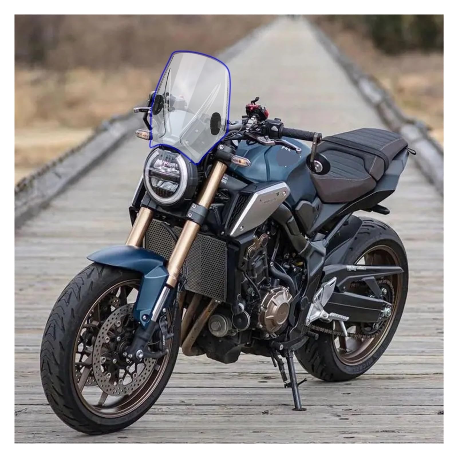 Spoiler Parabrezza Per Hon&da CB650R Per Kawasaki XSR700 XSR900 Universale Per Parabrezza Moto Da Strada Deflettori