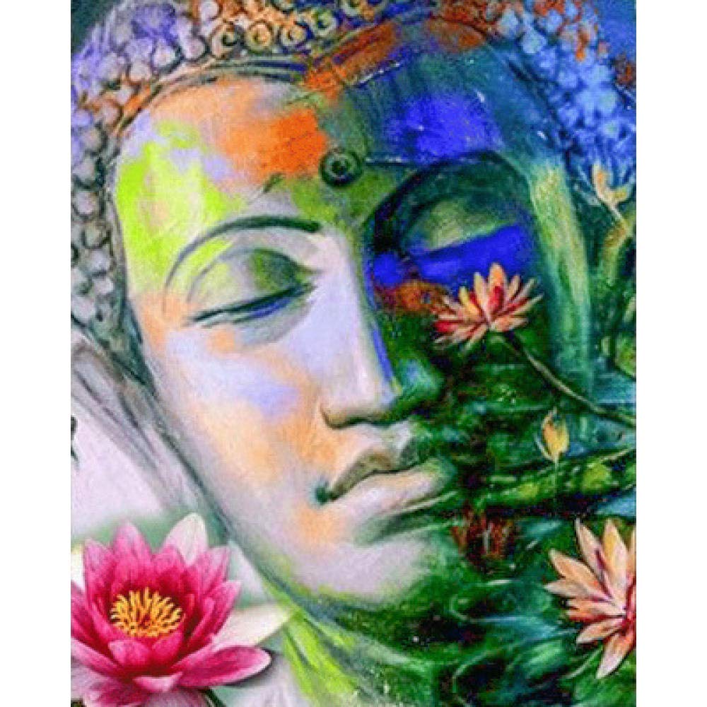 Peinture diamant 5D bouddha zen pour décorer votre salon de méditation