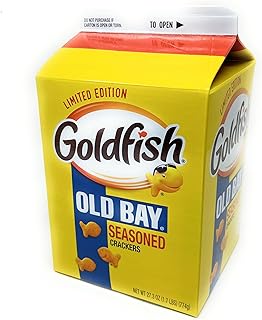 Old Bay Seasoned Goldfish Snack Crackers - 27.3oz - 1 carton, yellow